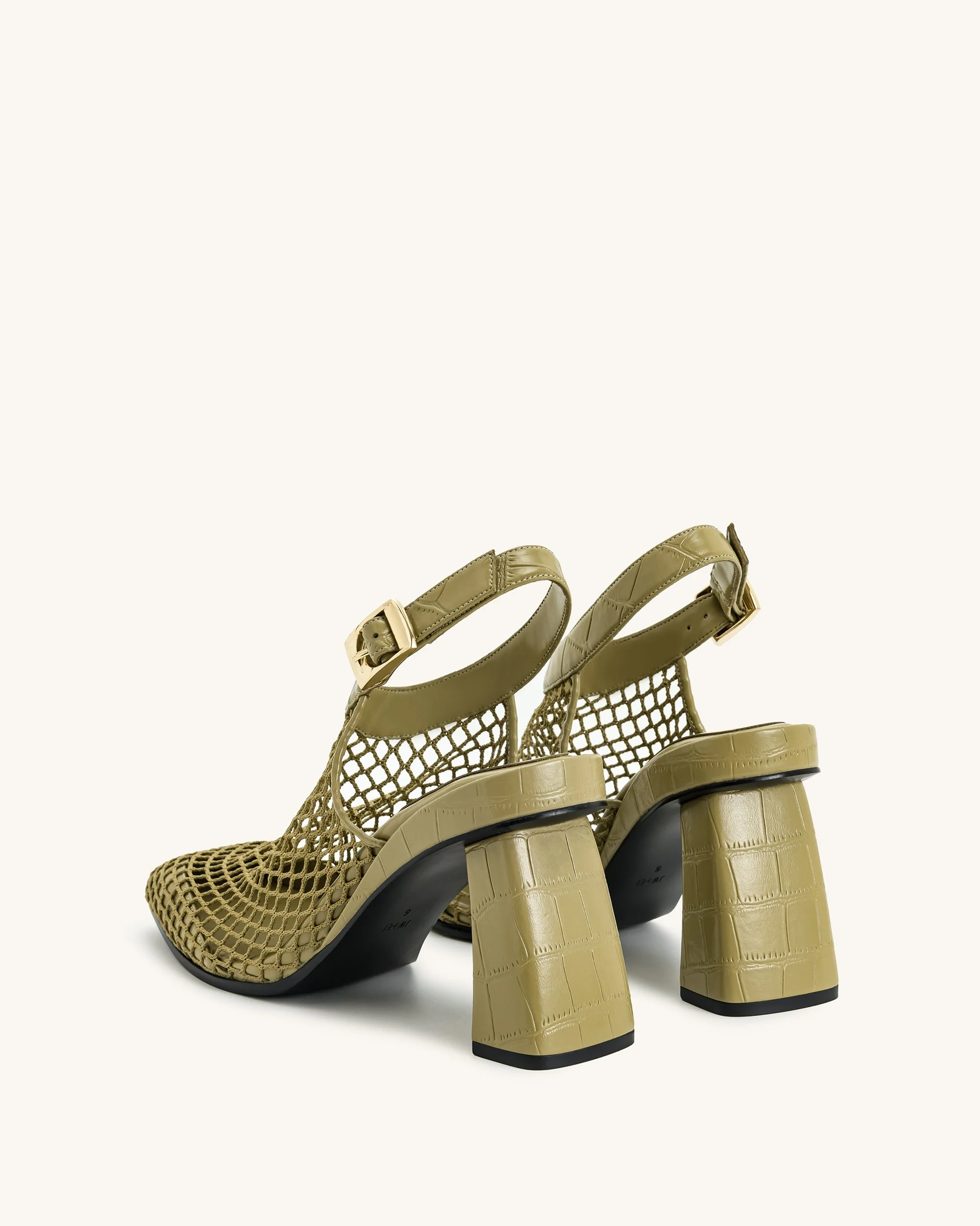 Genesis Absatzsandalen - Olivgrün - Image 4