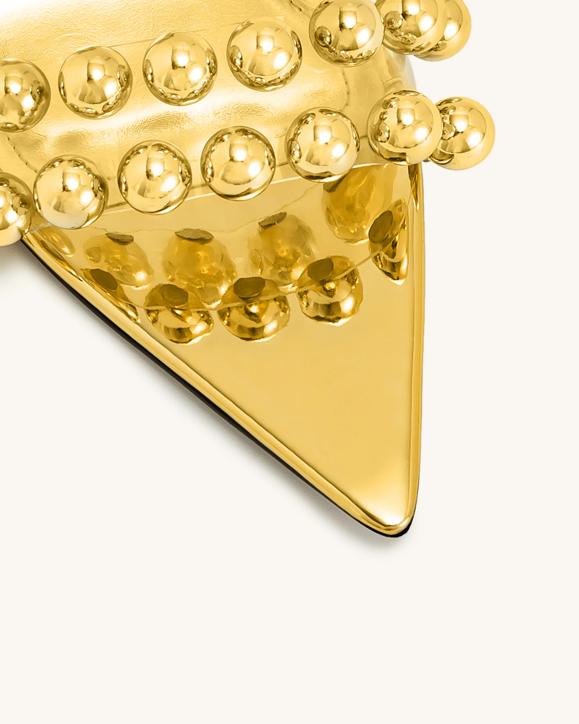 Gianna Mules mit Perlenriemen – Gold - Image 5