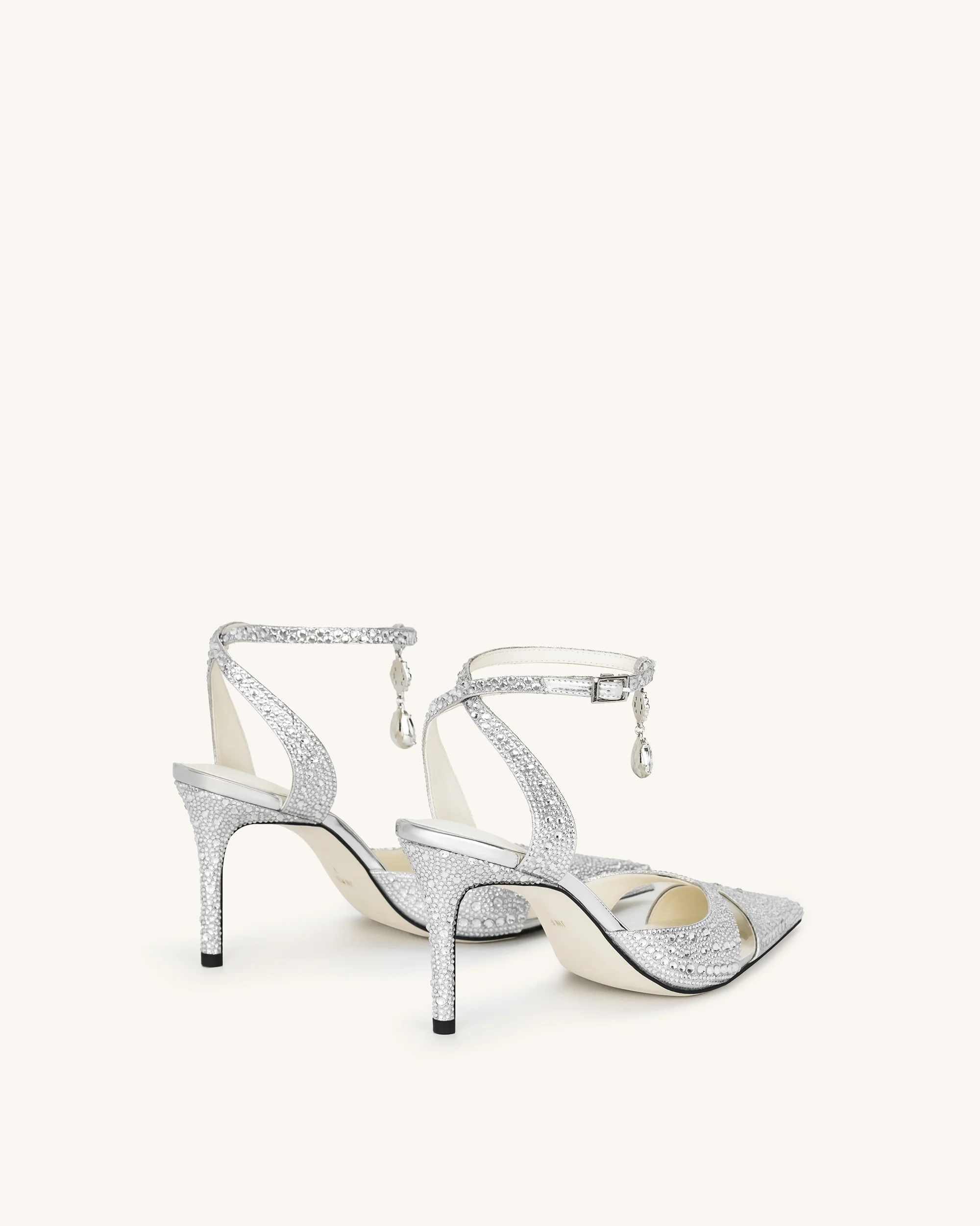 Haidi künstliche Kristall-Pumps - Silber - Image 5