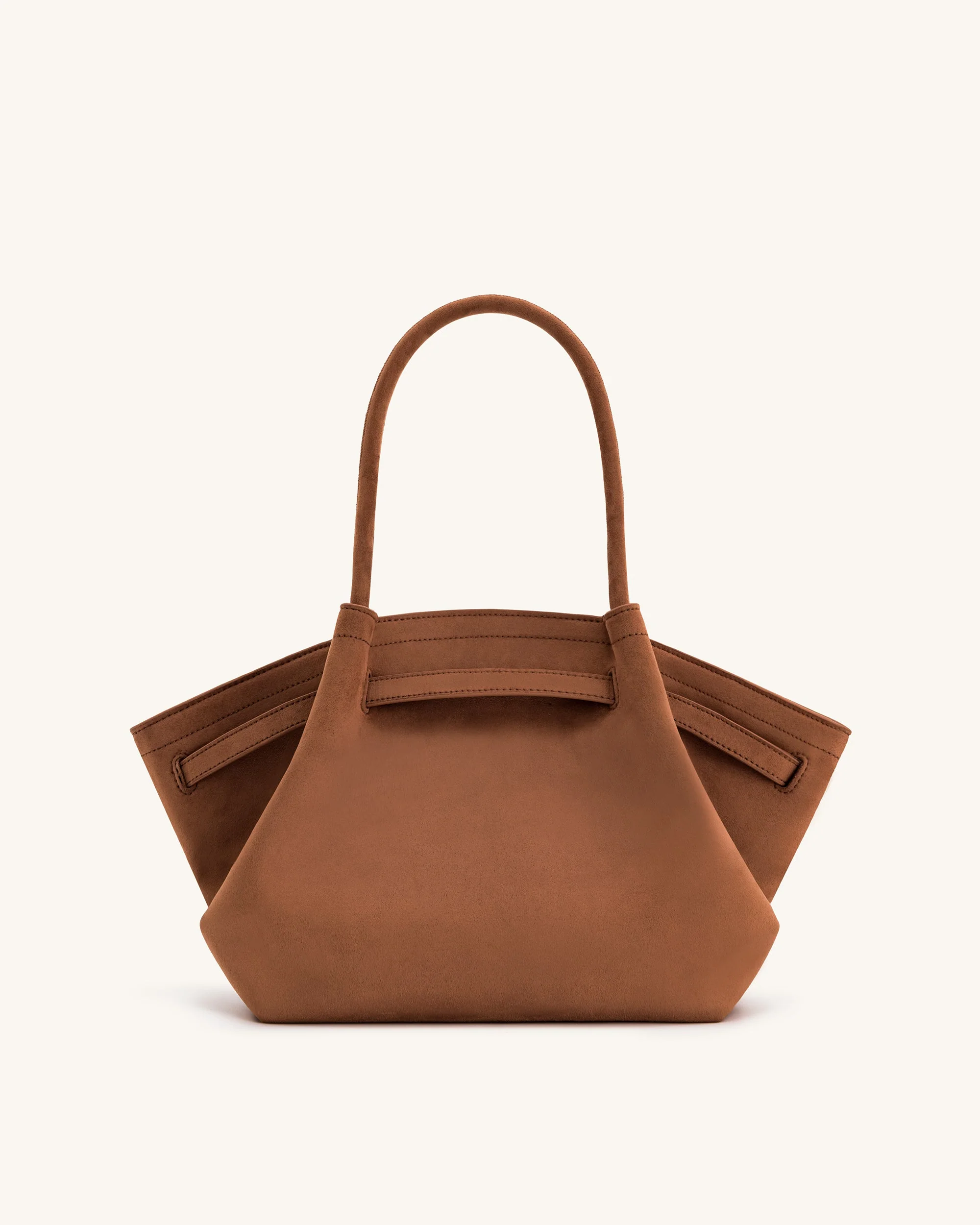 Hana mittelgroße Tote-Bag aus Kunstwildleder - Braun - Image 5