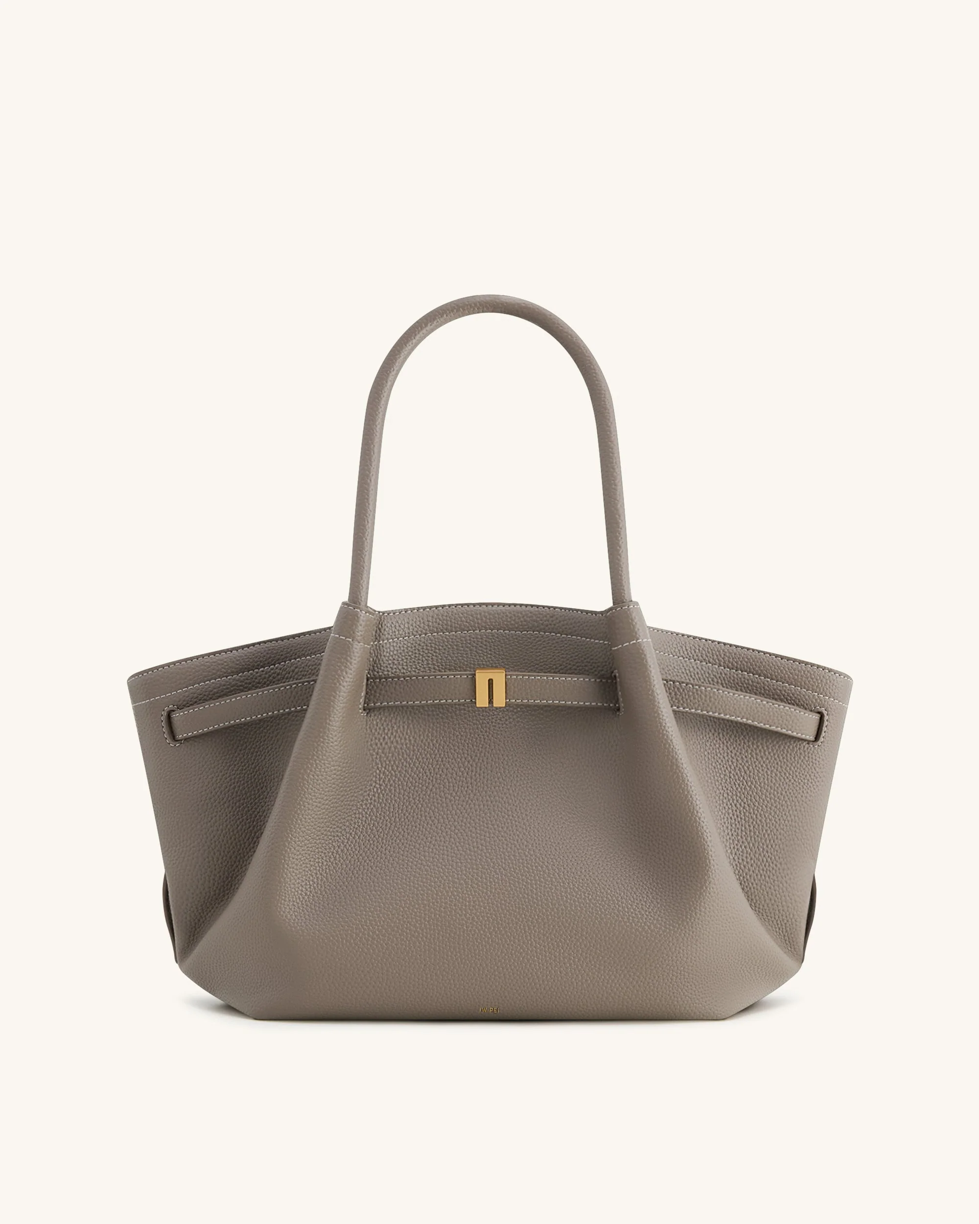 Hana Mittelgroße Tragetasche – Taupe - Image 2