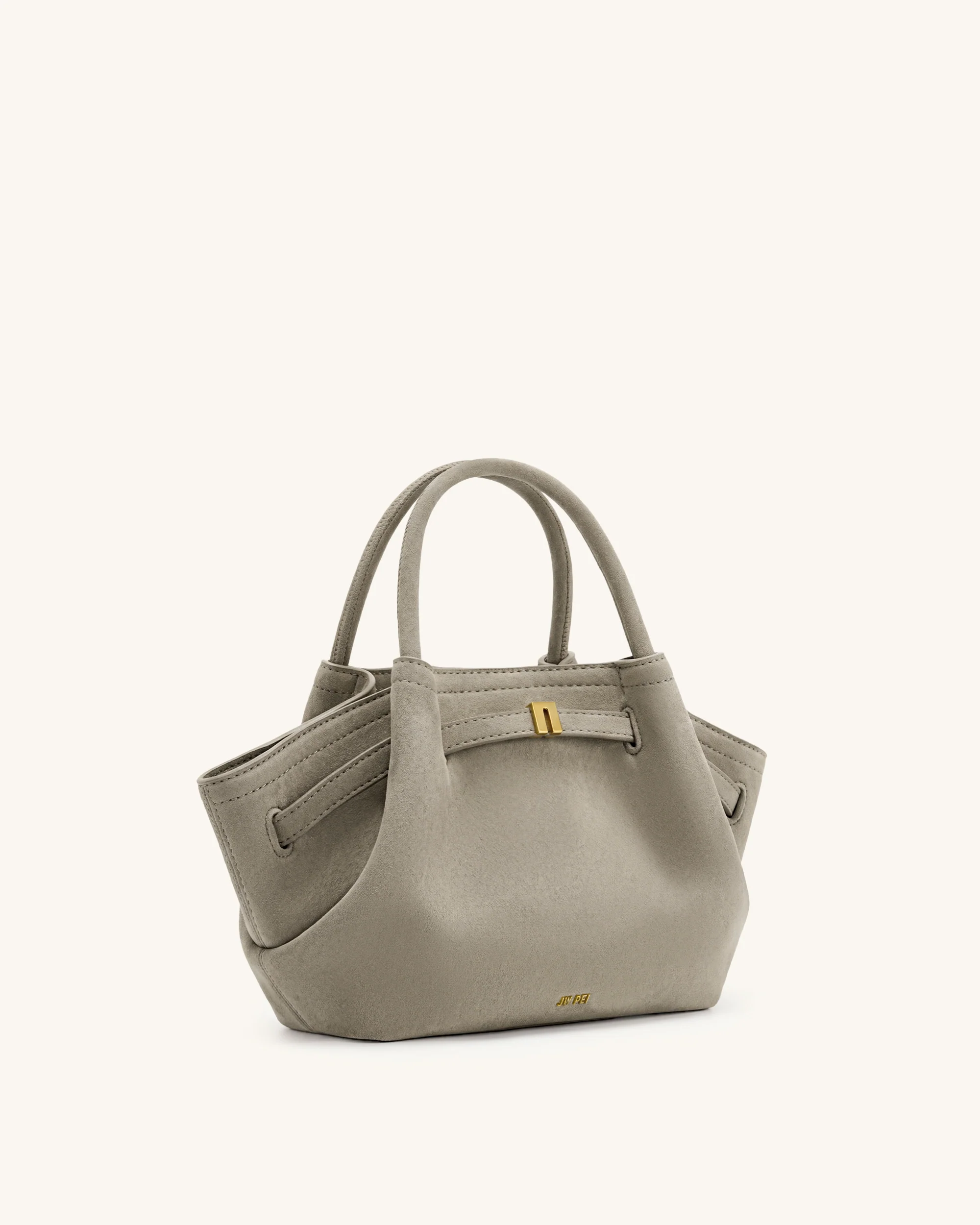 Hana Mini-Tasche aus Kunstwildleder - Grau - Image 2