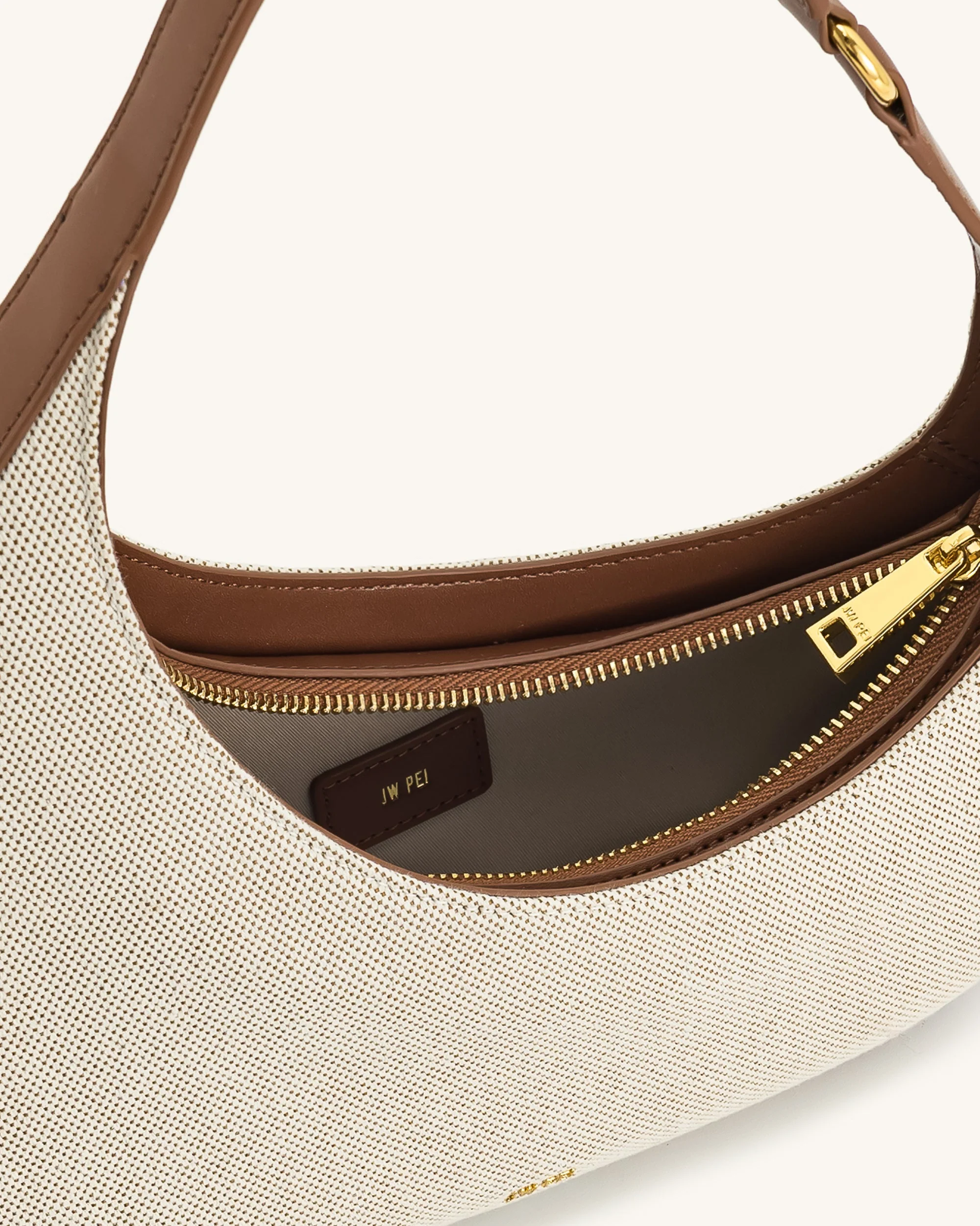 Harlee Schultertasche - Braunes Canvas - Image 5