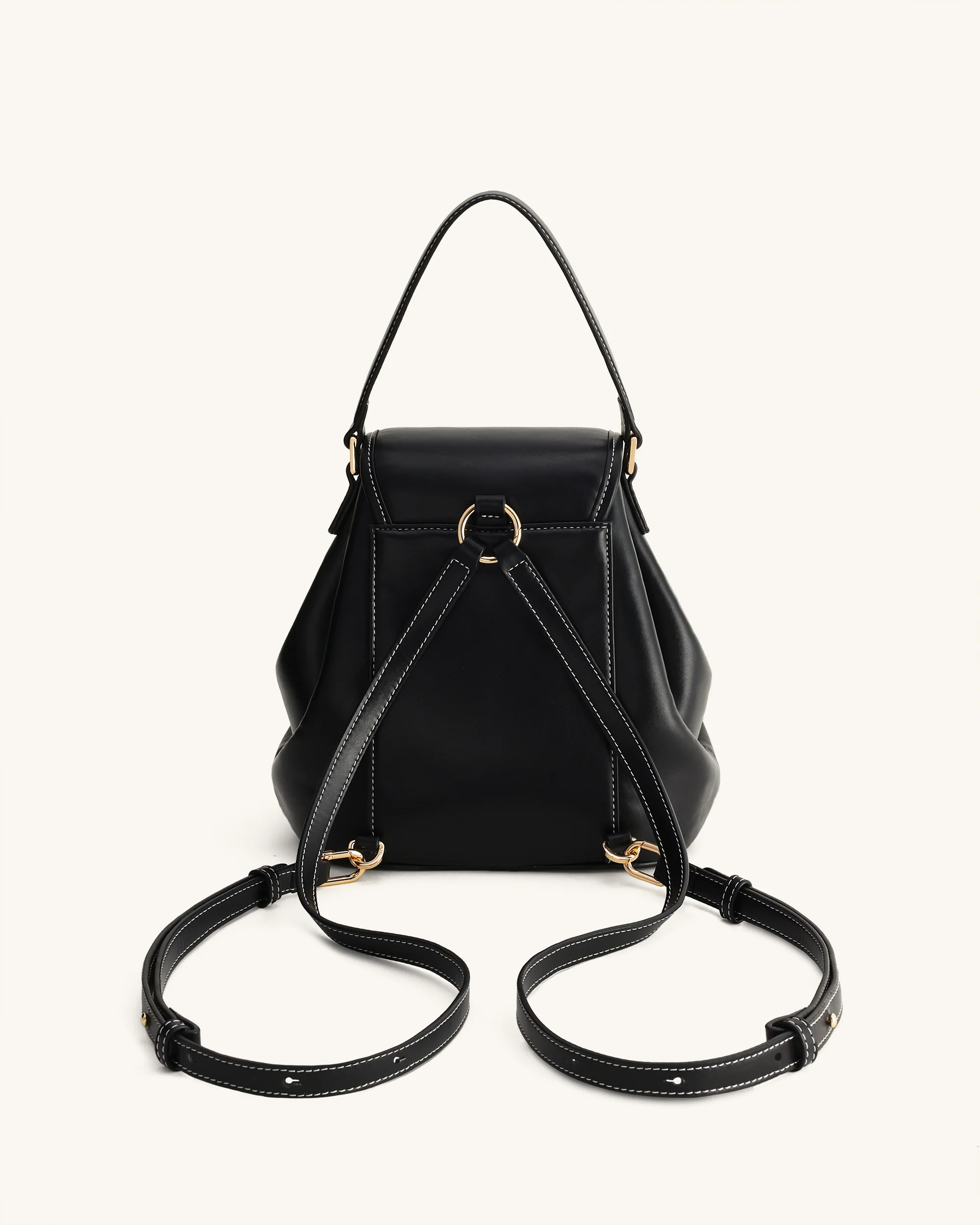 Harper Schnallentaschen-Rucksack - Schwarz - Image 3