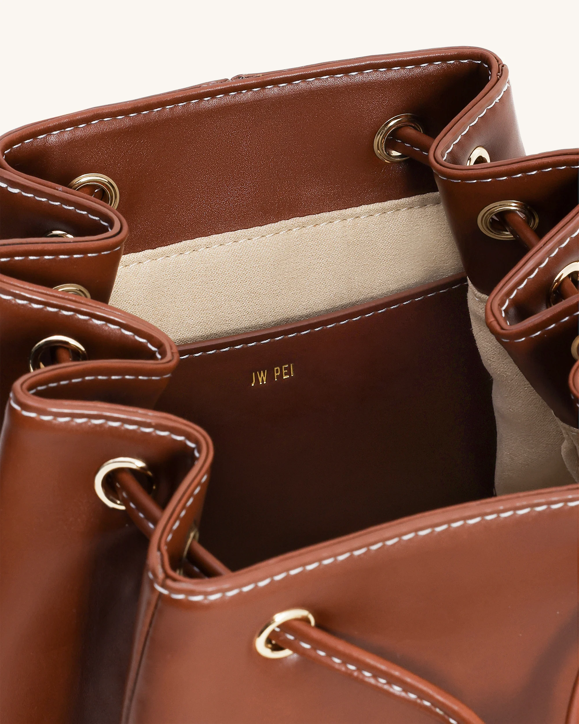 Harper Schnallentaschen-Rucksack - Dunkelbraun - Image 4