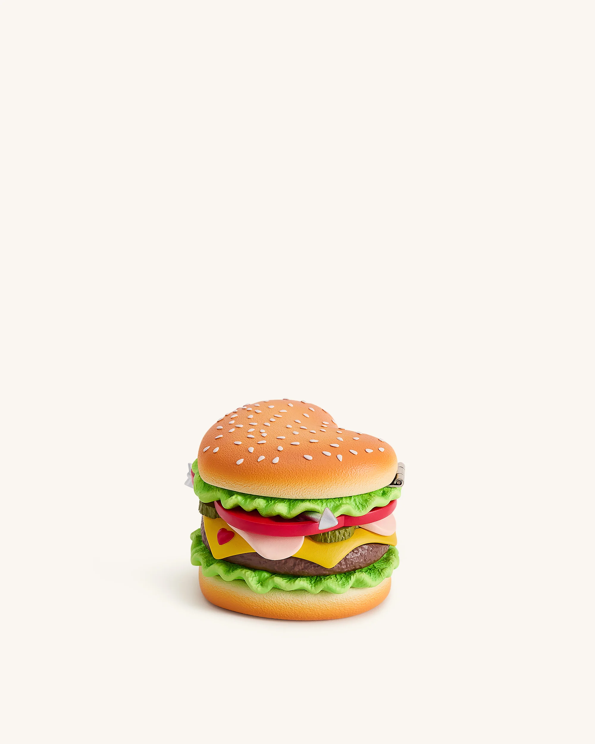 Herz-Burger Neuheit Clutch-Tasche - Mehrfarbig - Image 2