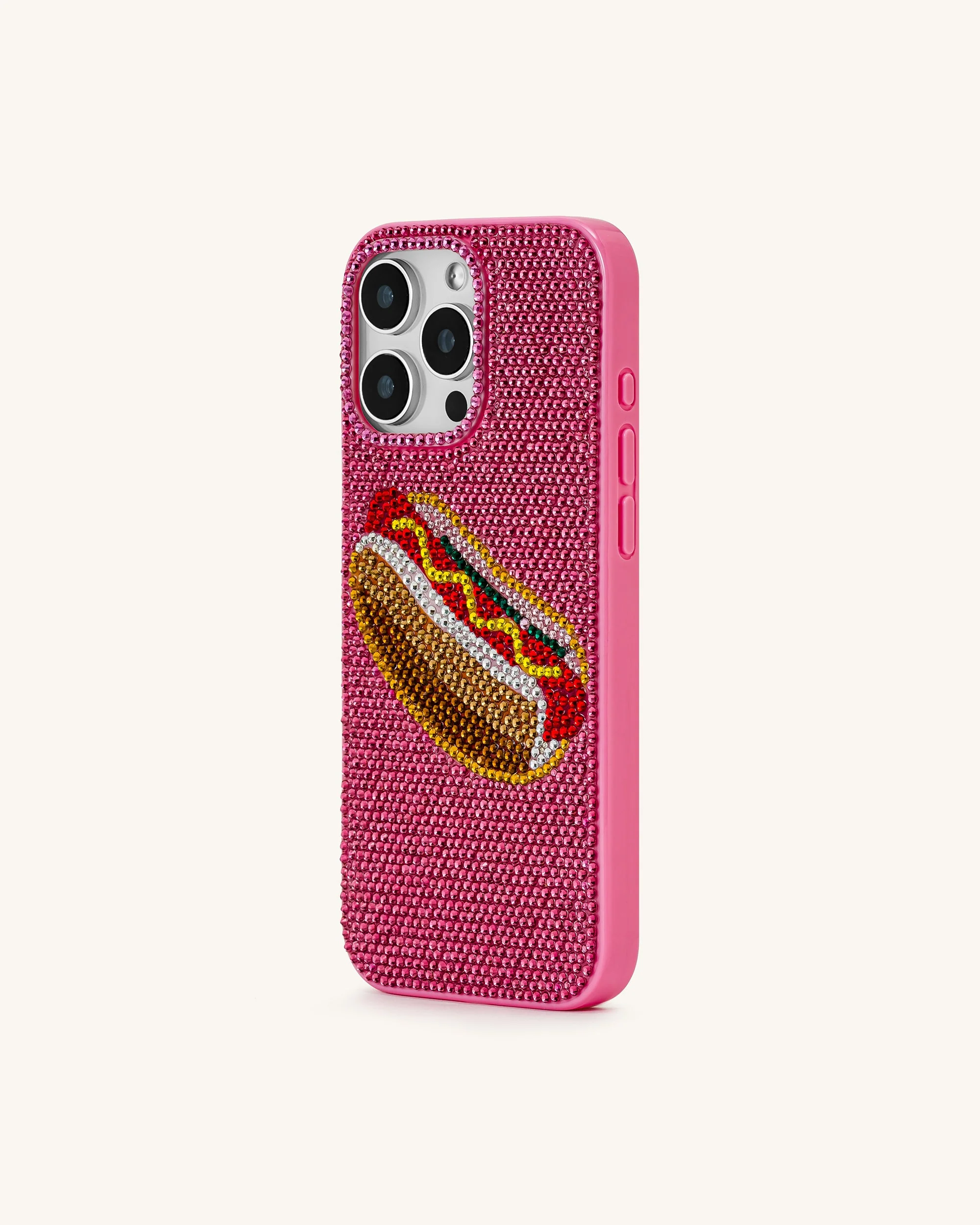 Hotdog-Phone-Hülle – Mehrfarbig Rosa - Image 2