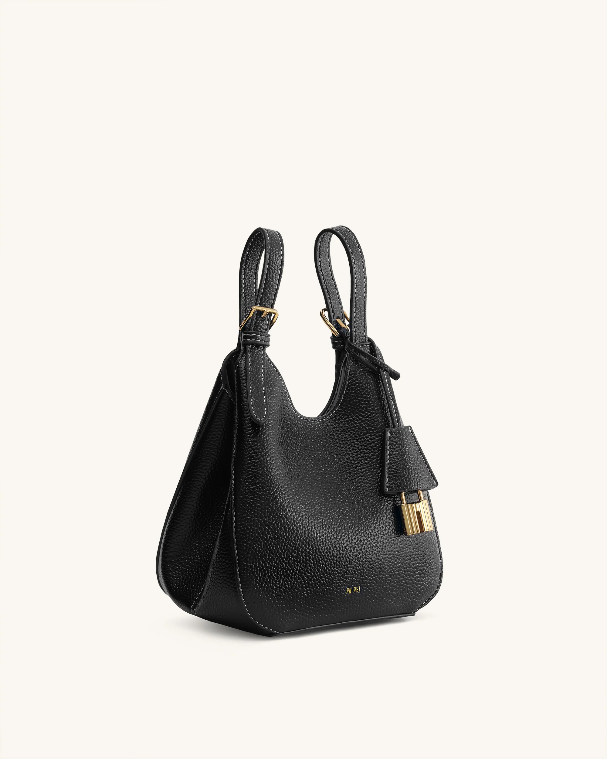 Ines Vorhängeschloss Shopper - Schwarz - Image 5