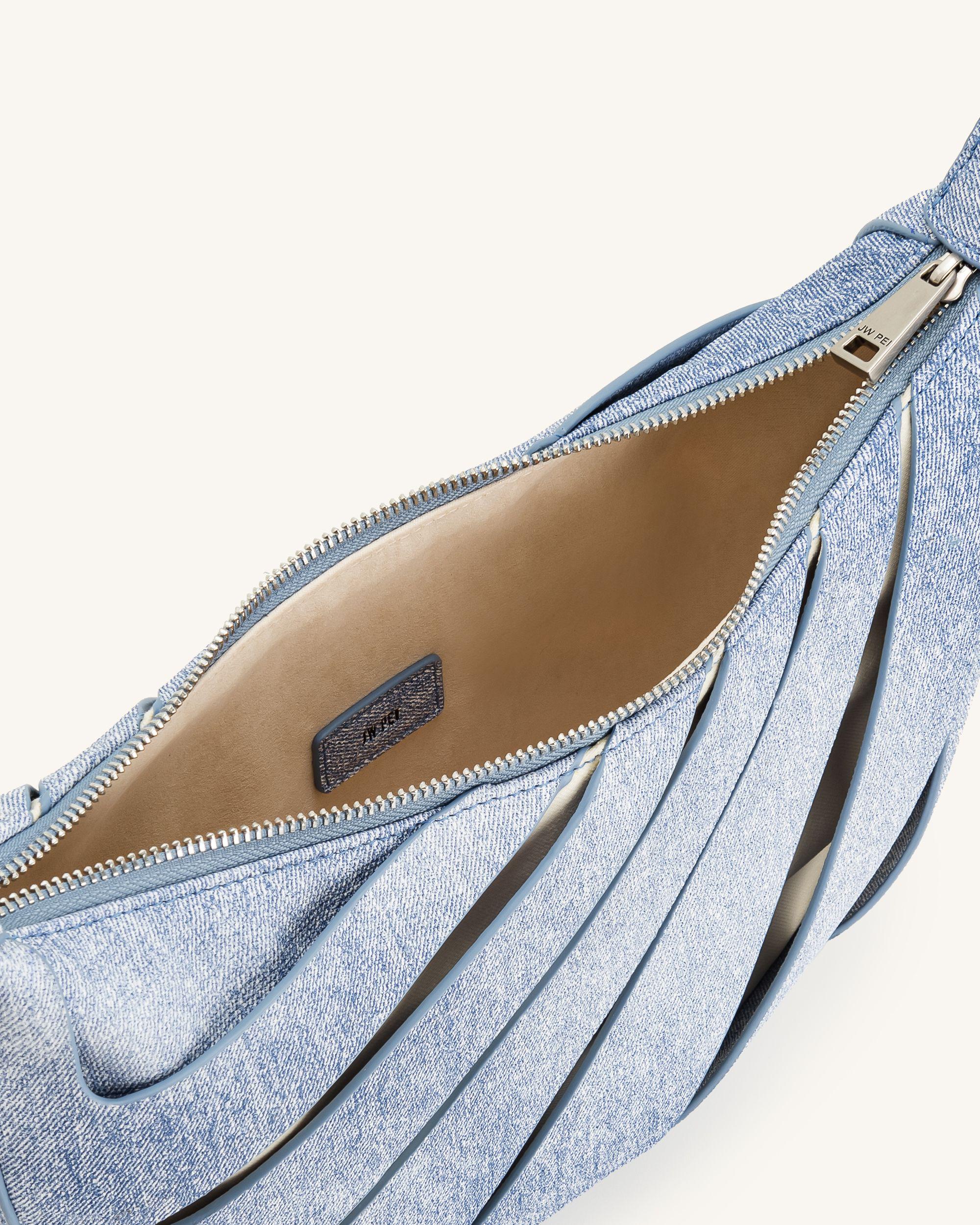 Jana Schultertasche mit Aussparungen - Blau - Image 4