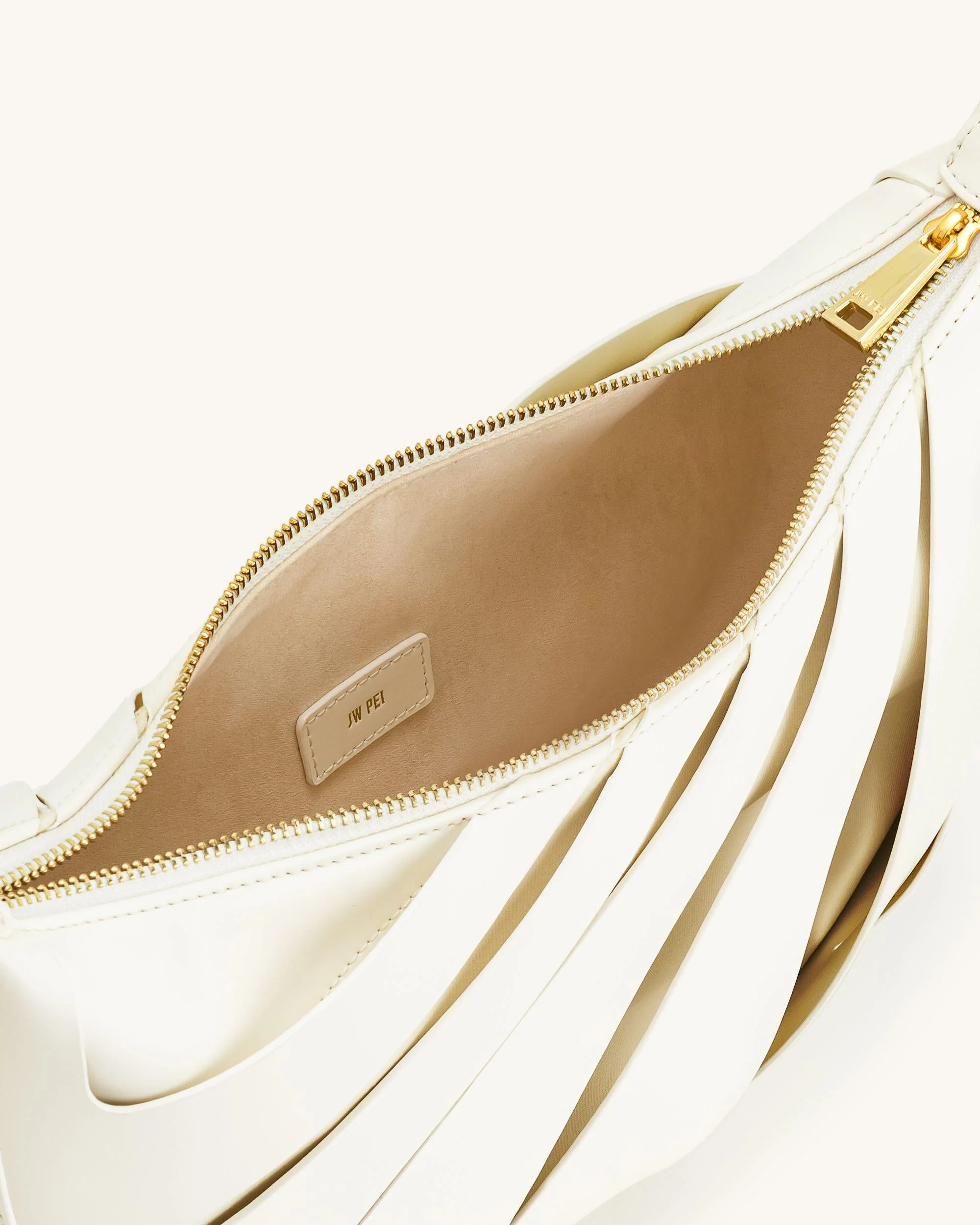 Jana Schultertasche mit Aussparungen - Weiß - Image 5