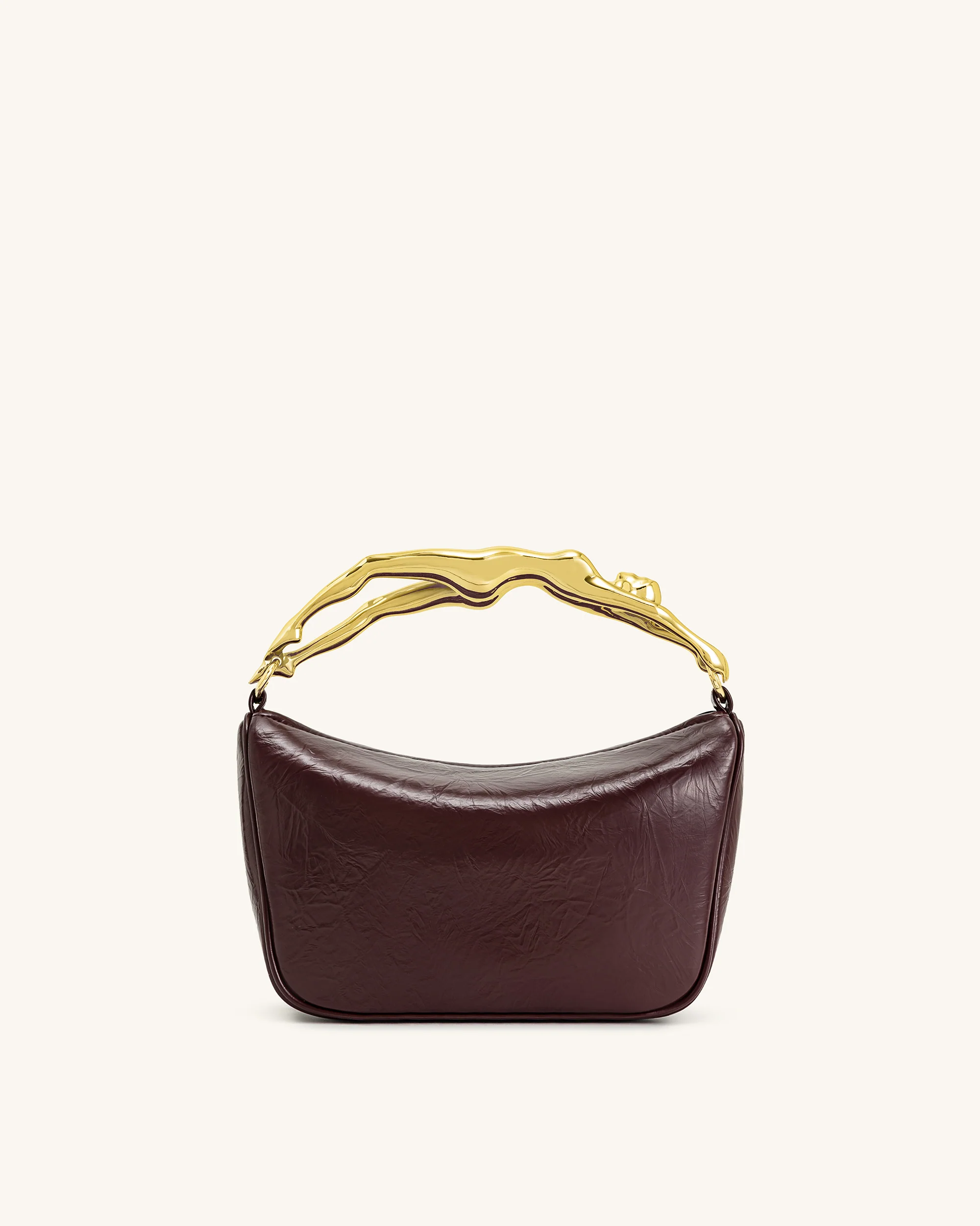 Jenny Handtasche mit Griff in Menschform – Dunkles Burgunderrot - Image 4