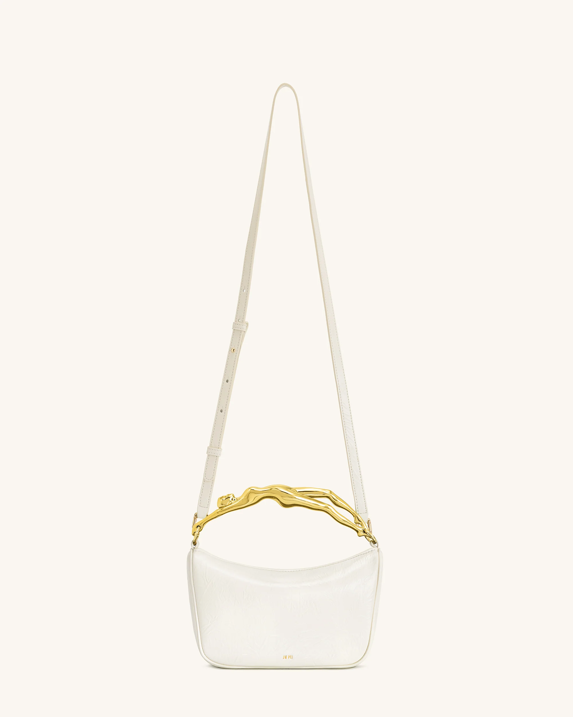 Jenny Handtasche mit Griff in Menschform – Weiß - Image 2