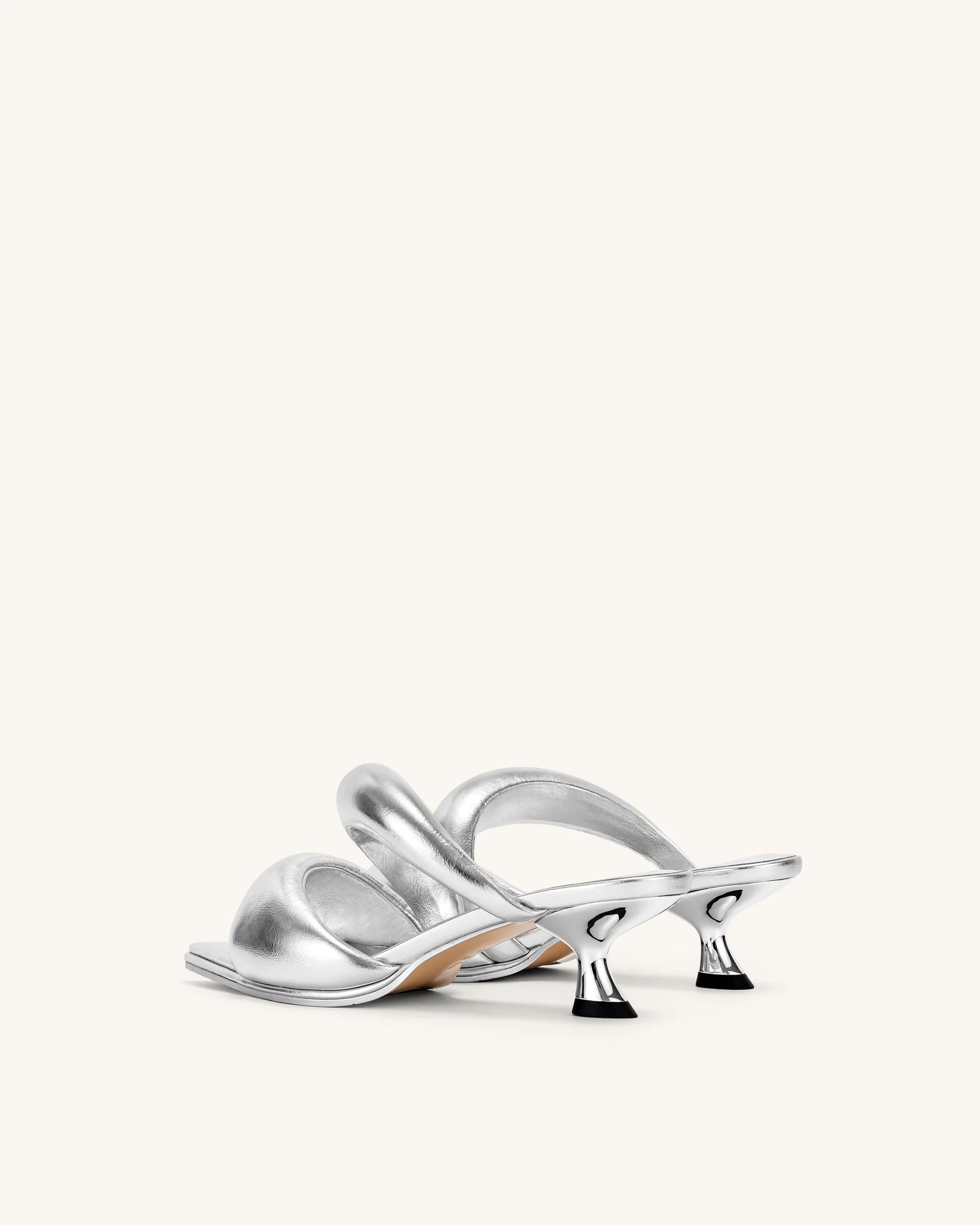 JW PEI Damen Sara Pantolette - Silber - Image 5
