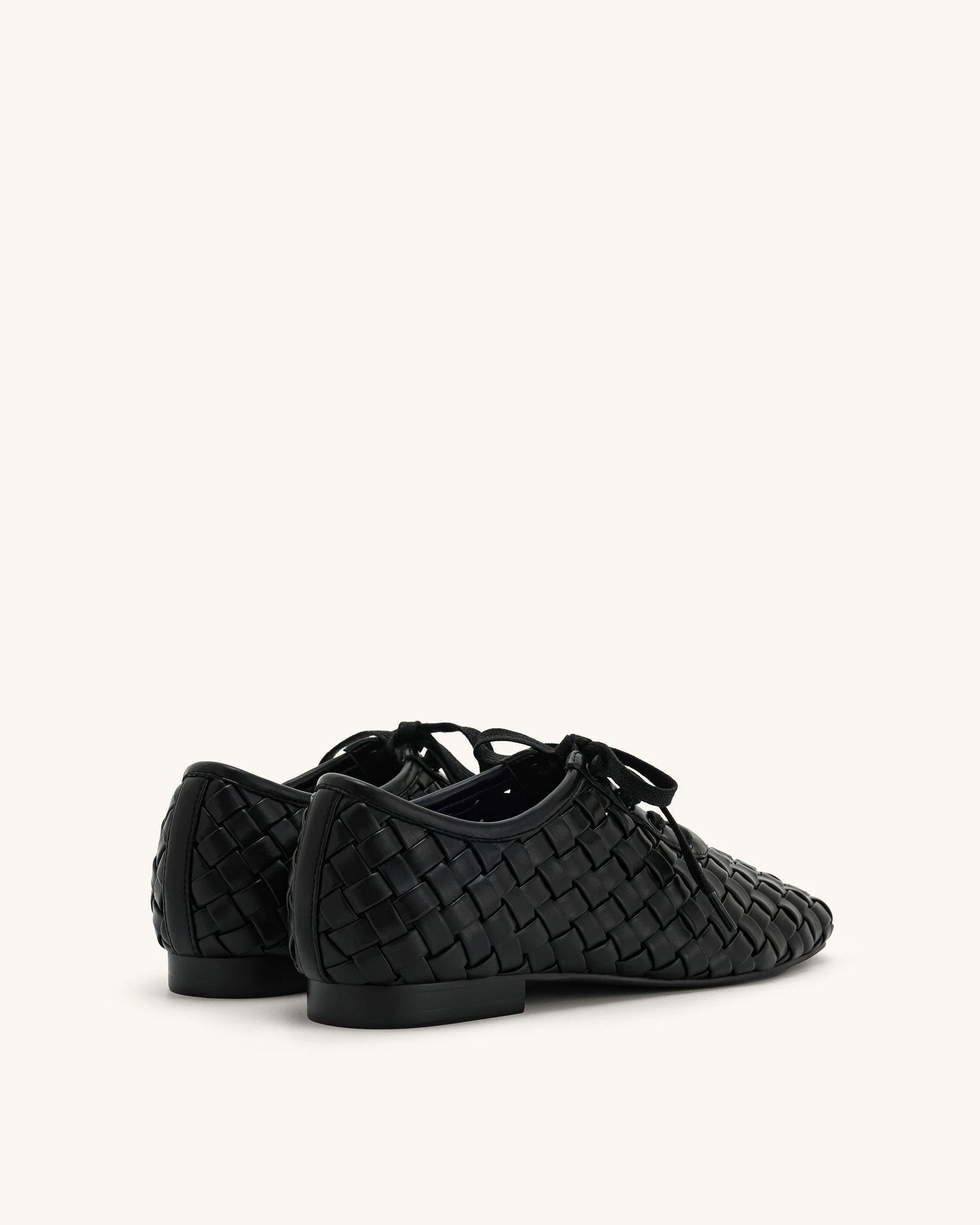 Kayla Geflochtene Riemen Ballerinas - Schwarz - Image 4