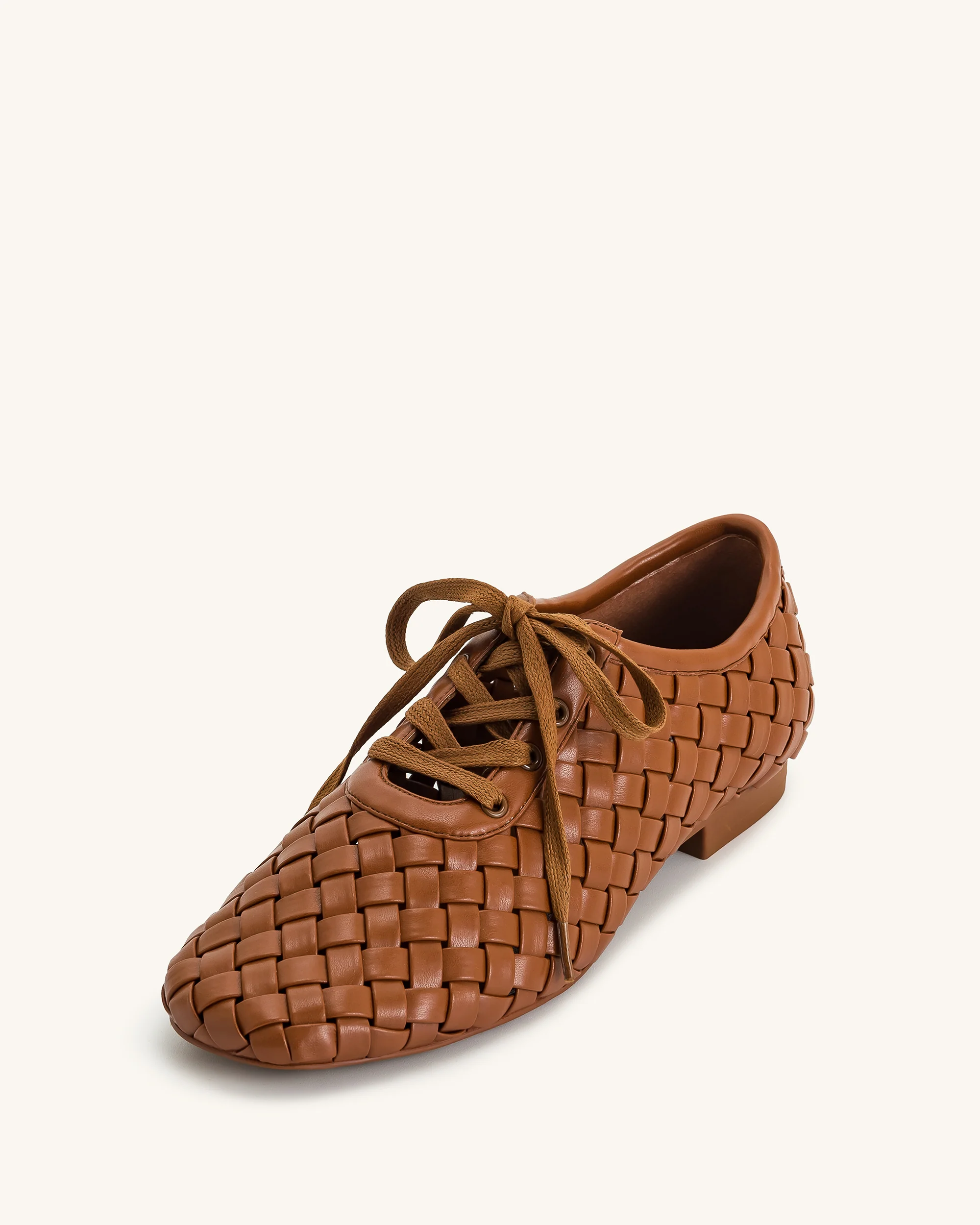 Kayla Geflochtene Riemen-Flatschuhe - Braun - Image 5