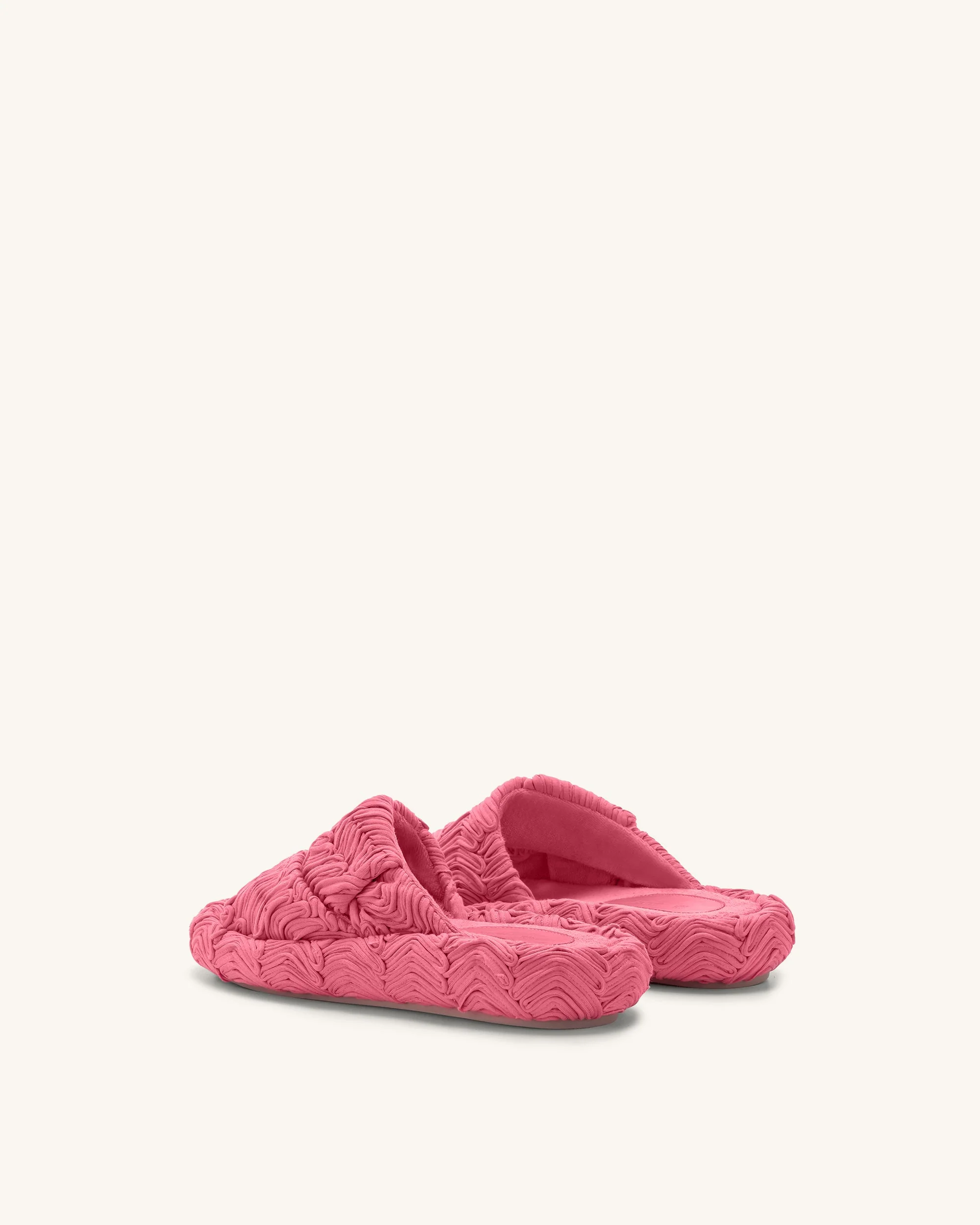 Lilah Geflochtene Plateausandale - Rosenrot - Image 4
