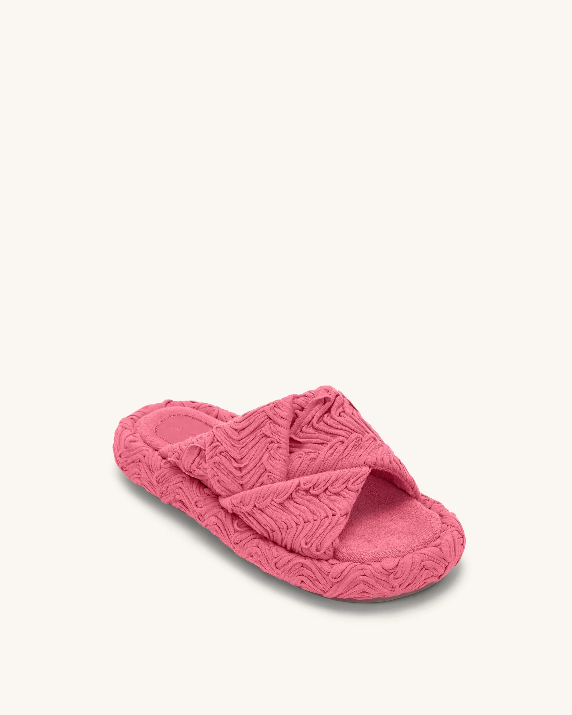 Lilah Geflochtene Plateausandale - Rosenrot - Image 5