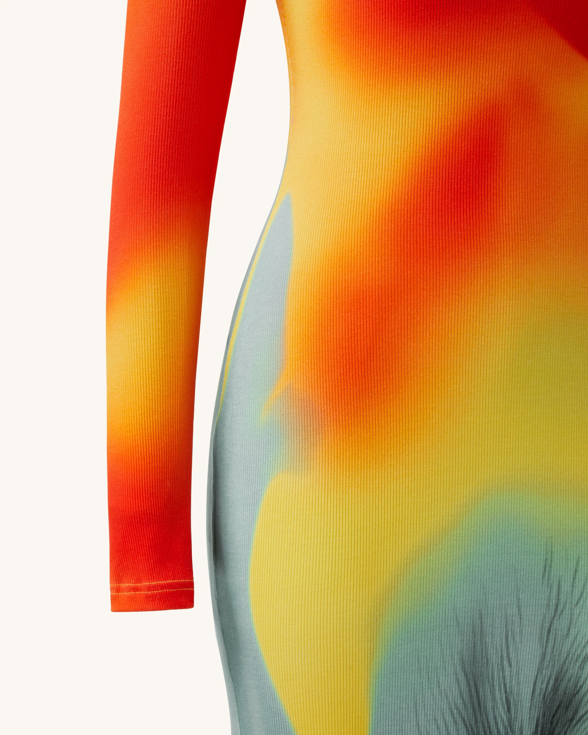 Lily Kleid mit Illusionsdruck - Mehrfarbig - Image 5