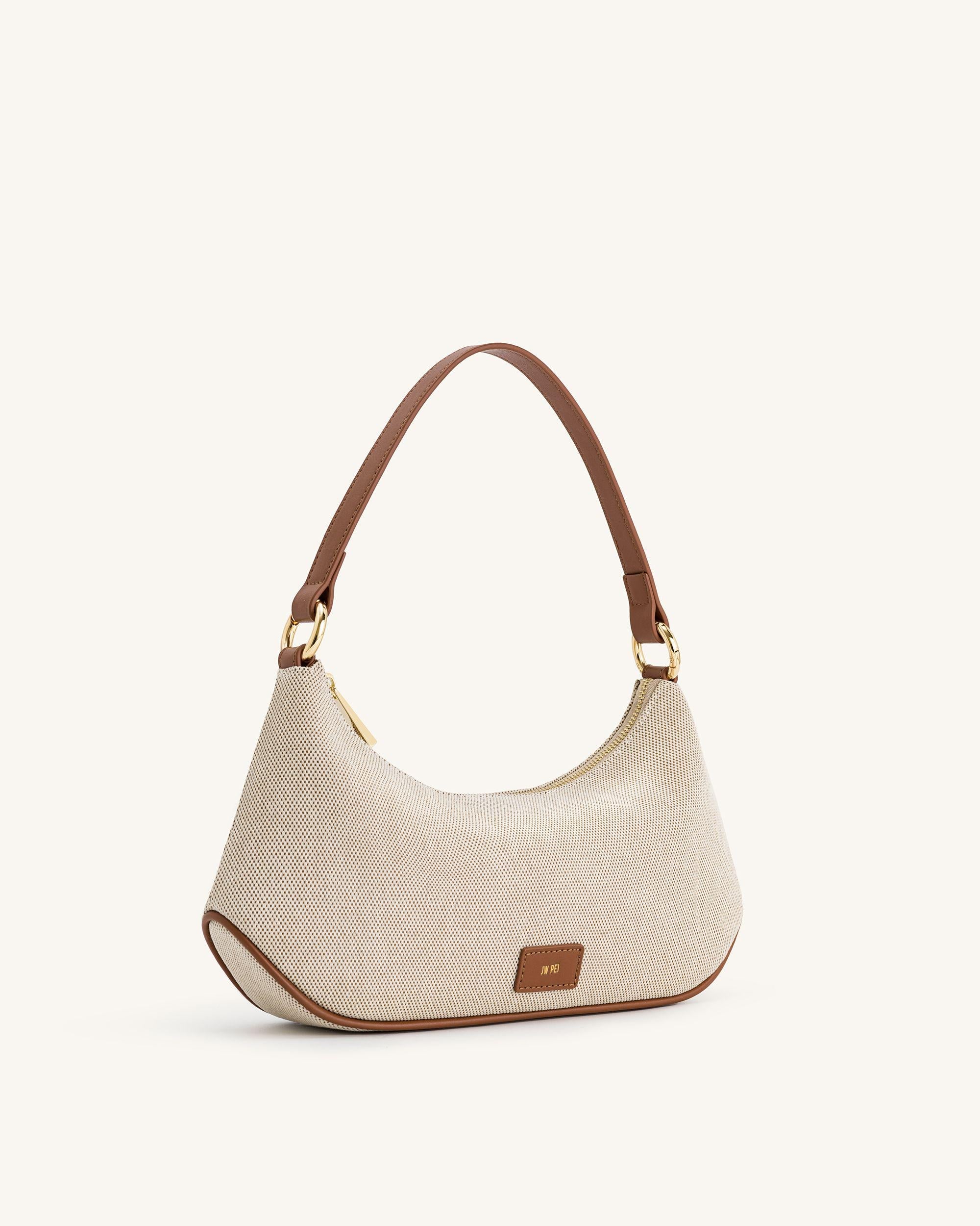 Lily Schultertasche - Braunes Canvas - Image 2
