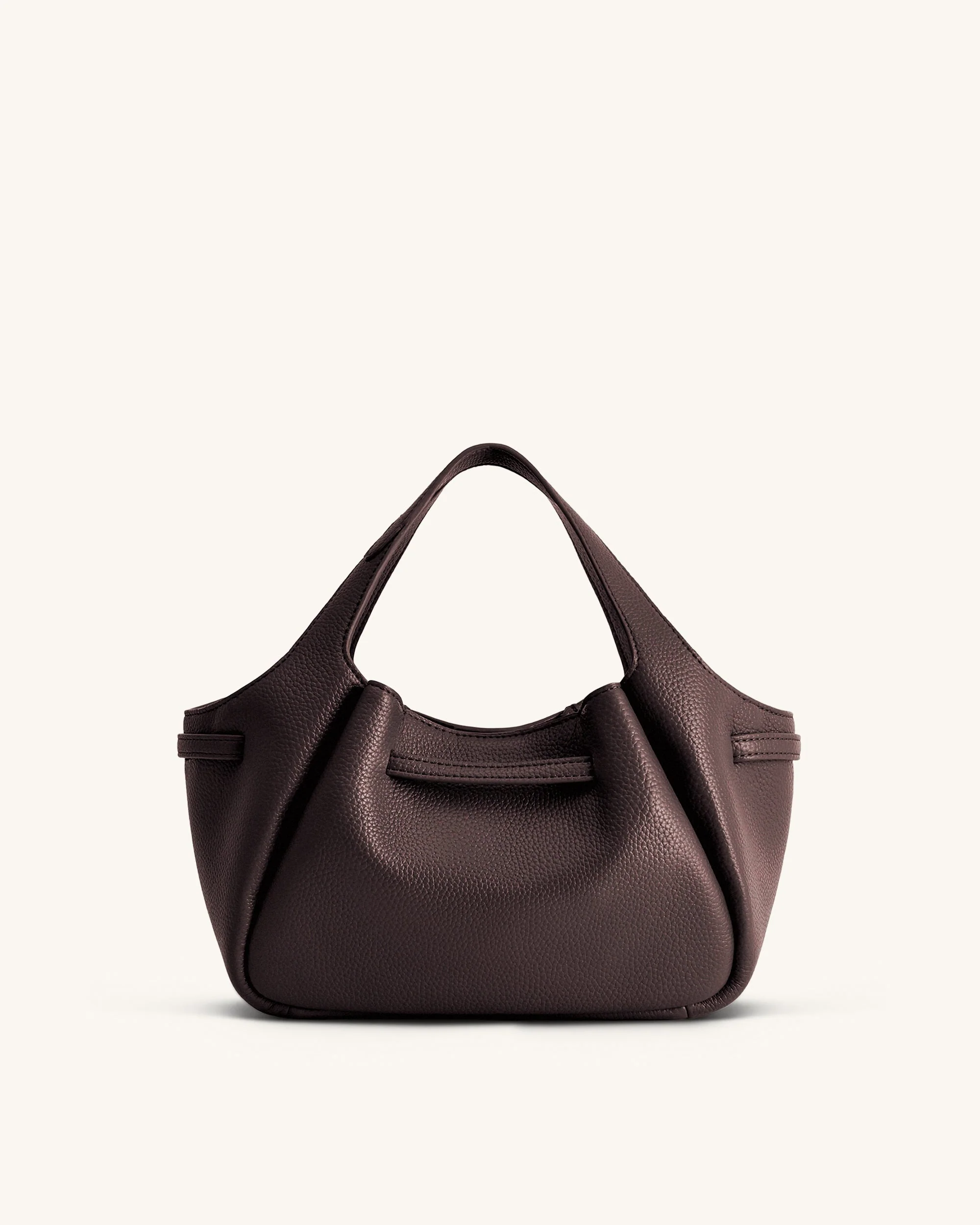 Mabel Weiche Tote Bag mit Schleife - Dunkelbraun - Image 4