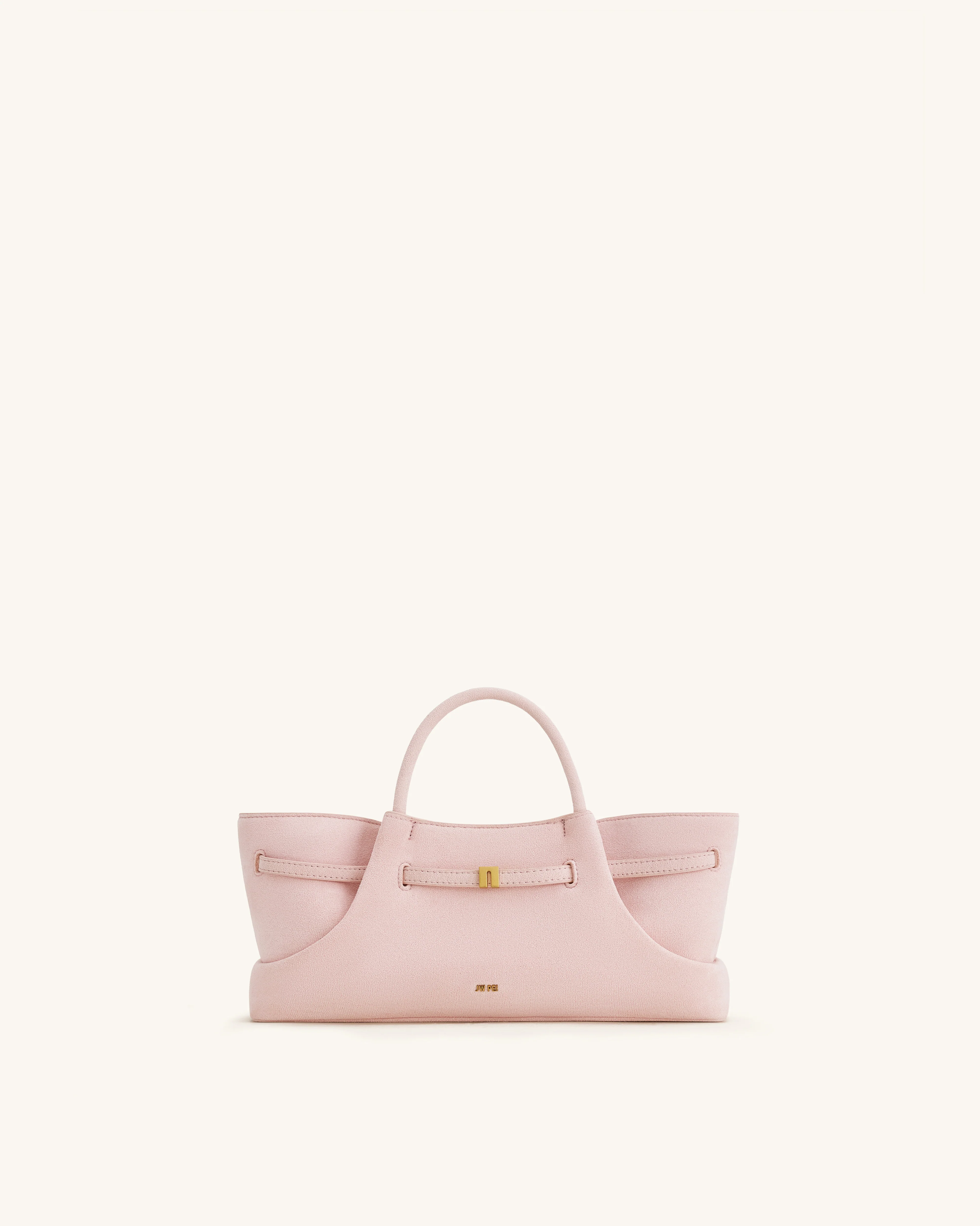 Maeve Tote Bag aus Kunstwildleder mit Dackel-Metallanhänger – Pink - Image 3