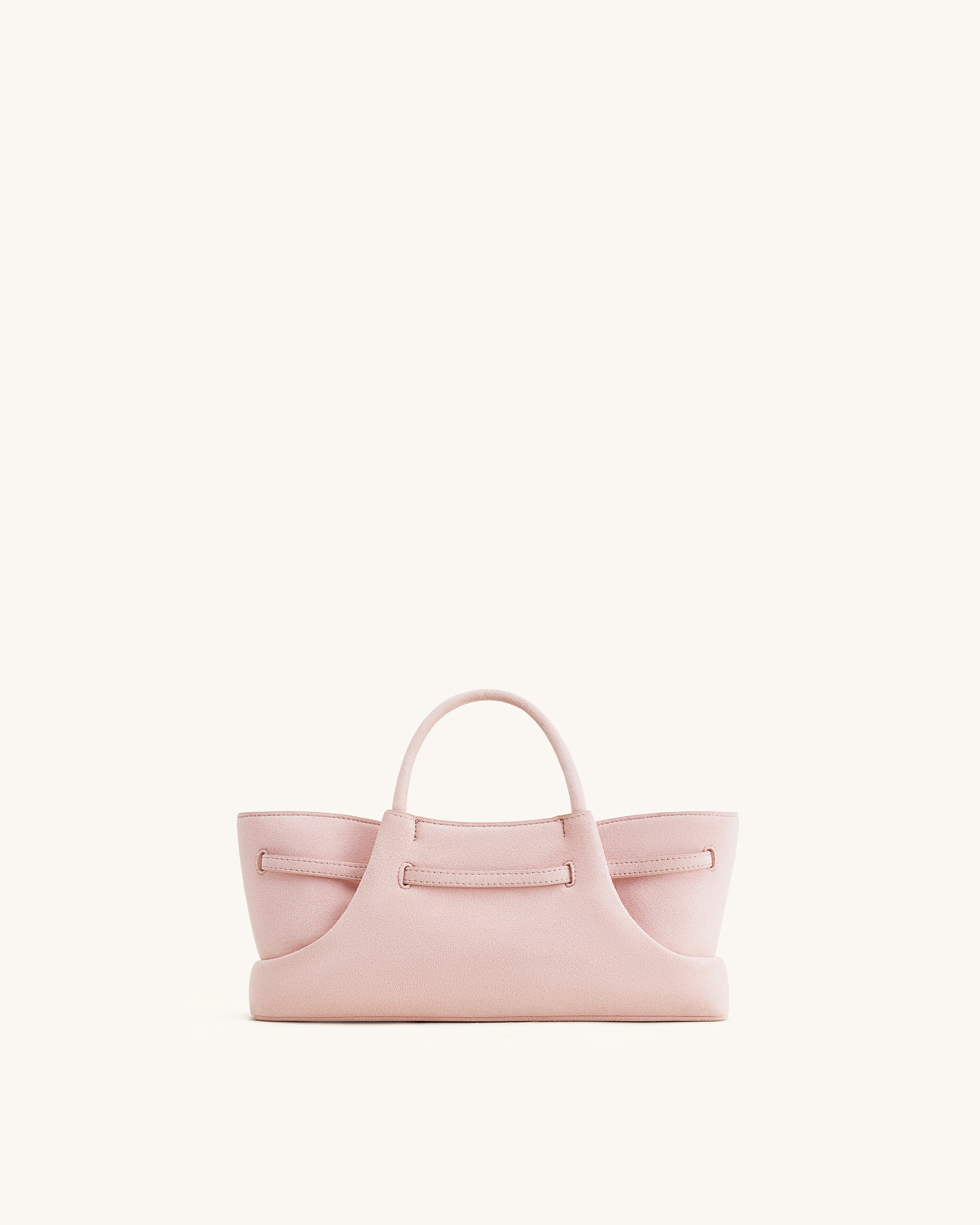 Maeve Tote Bag aus Kunstwildleder mit Dackel-Metallanhänger – Pink - Image 5