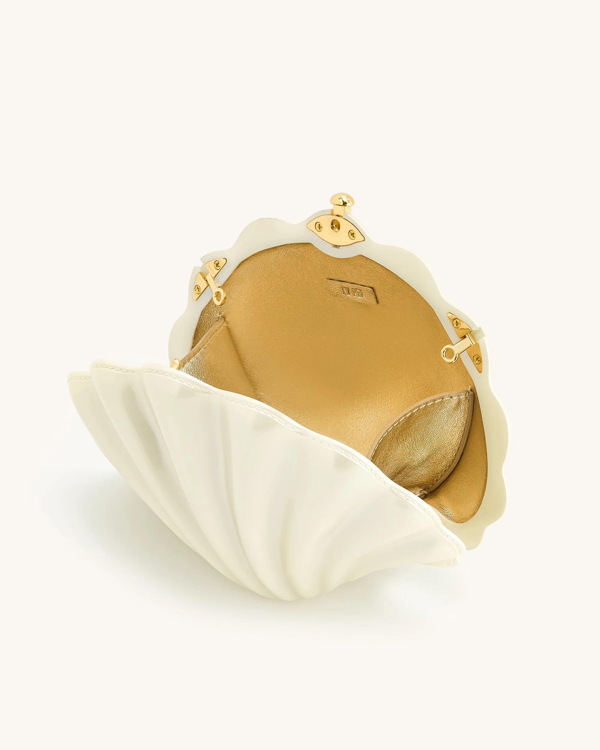 Maisie Muschel Clutch - Elfenbein - Image 4