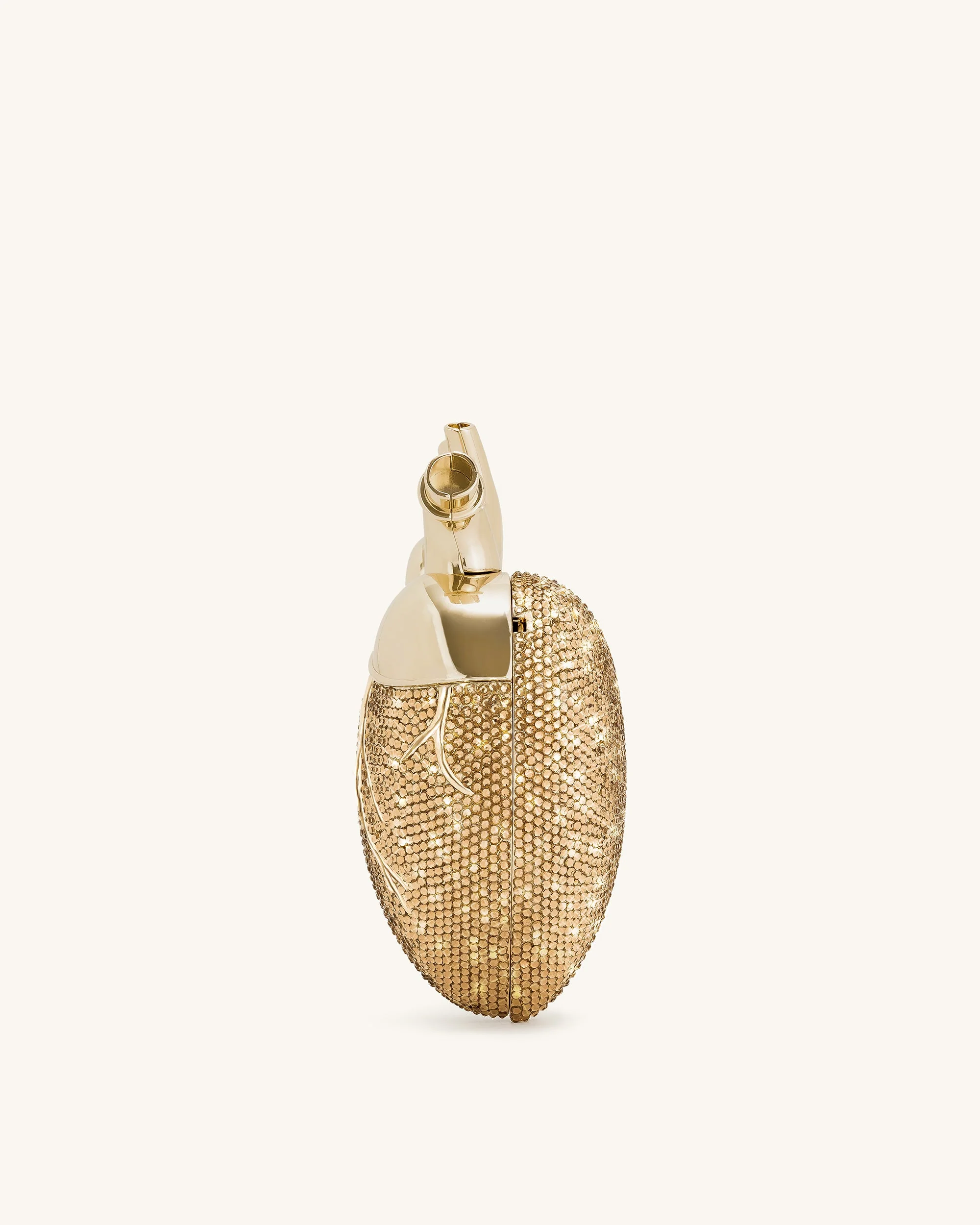 Maren Kunstkristall-Herzförmige Tasche - Gold - Image 4
