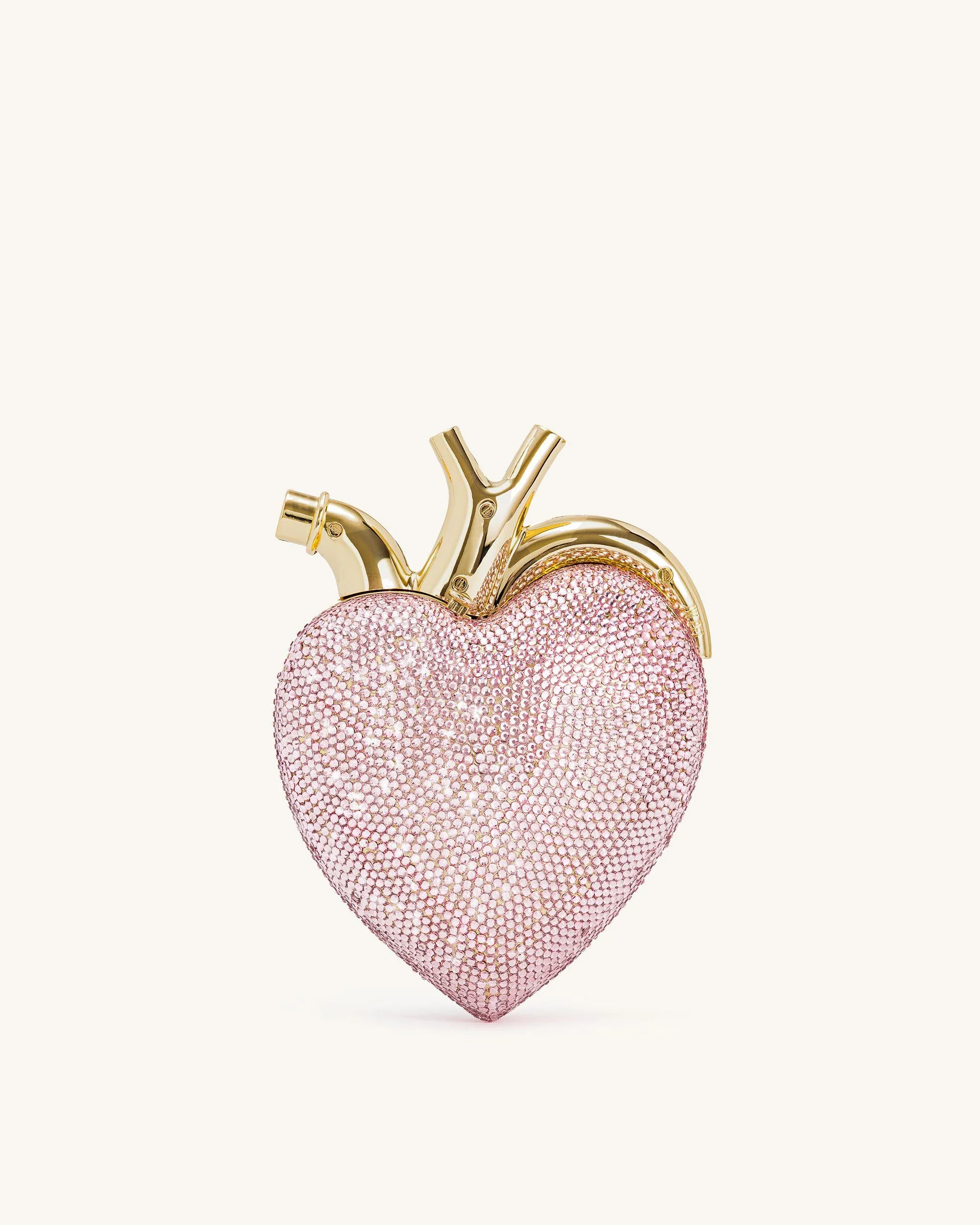 Maren Kunststoffkristall-Herzformtasche - Rosa - Image 4