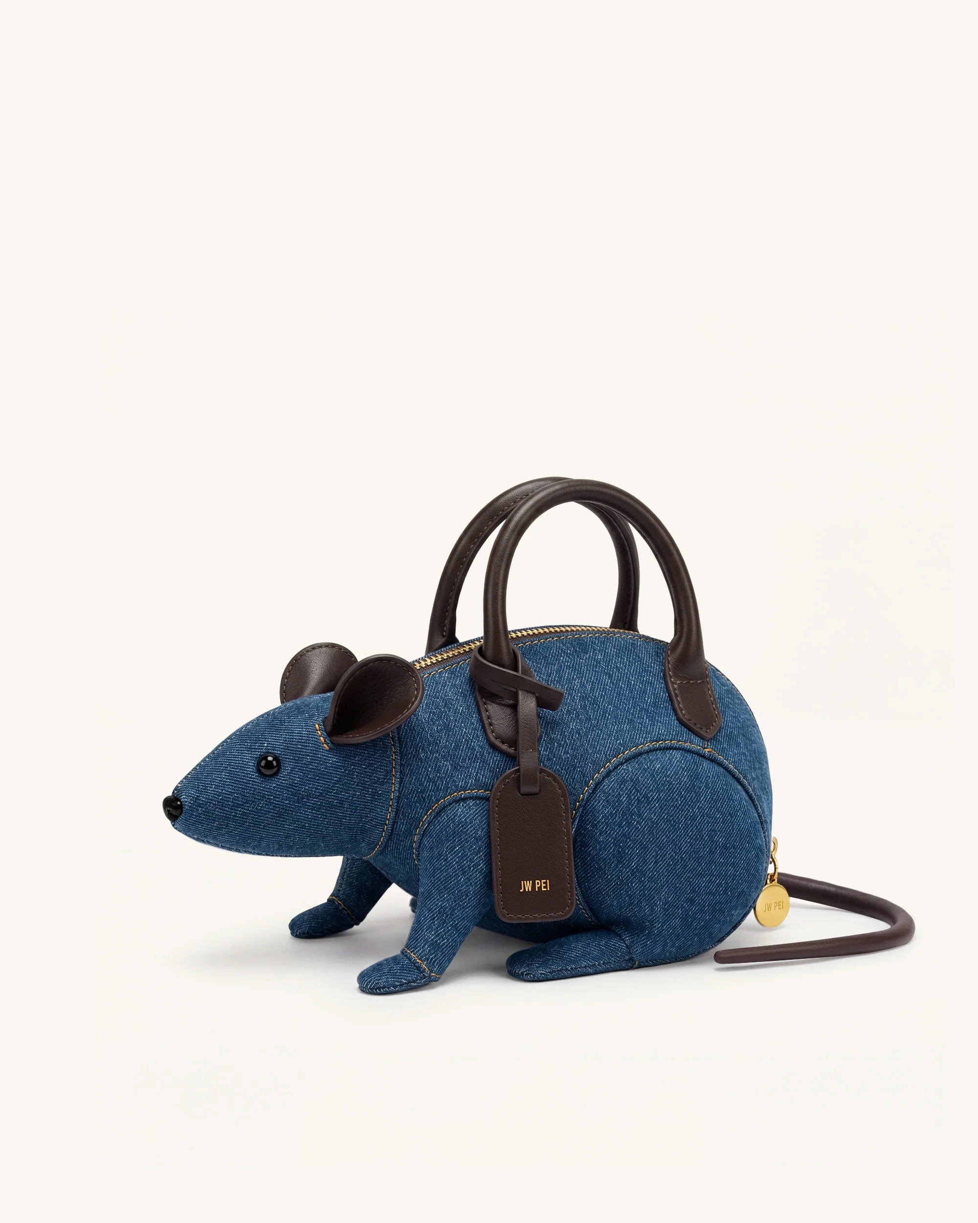 Mia Mouse-Henkeltasche - Blaues Denim - Image 2