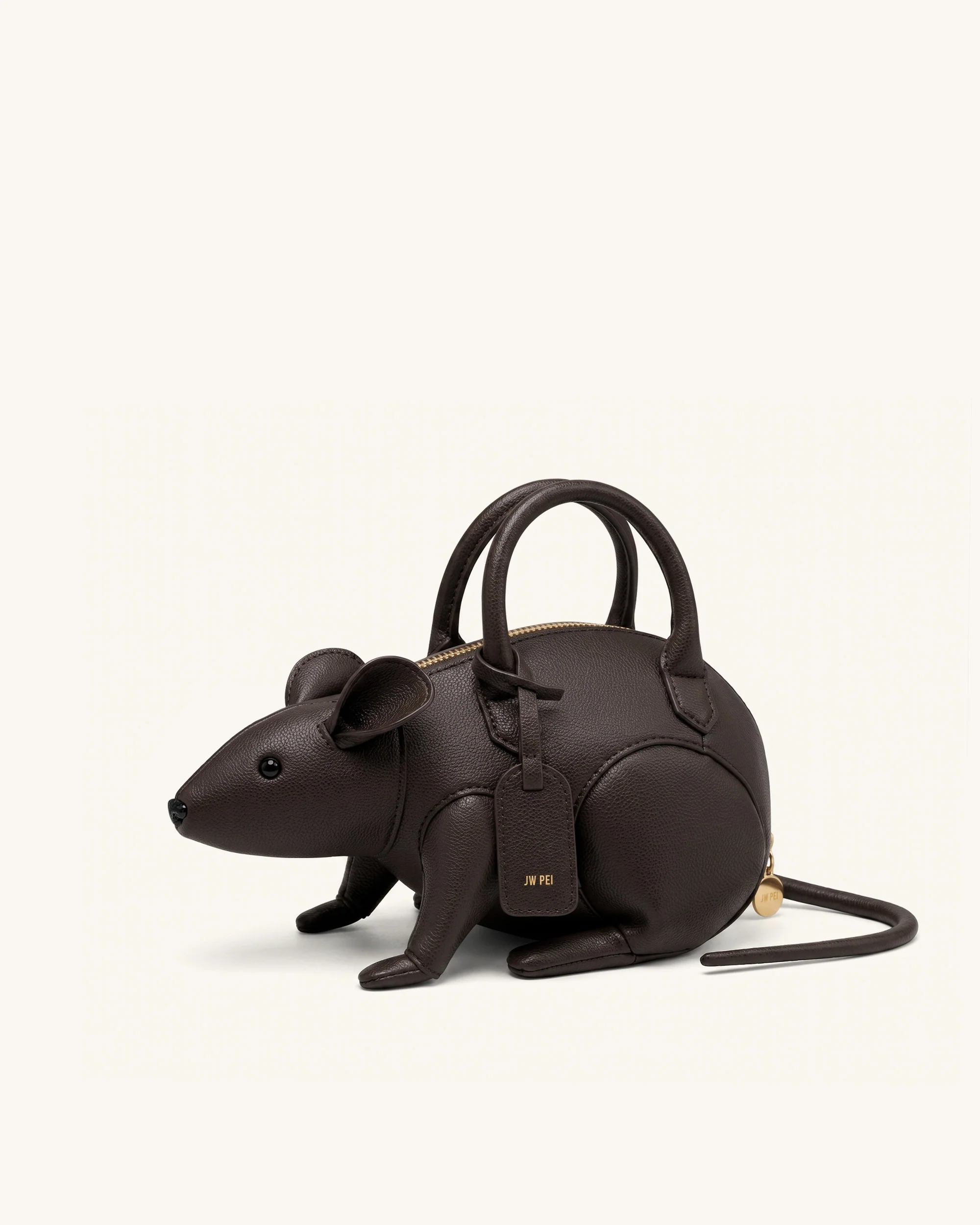 Mia Maus-Henkeltasche - Dunkelbraun - Image 2