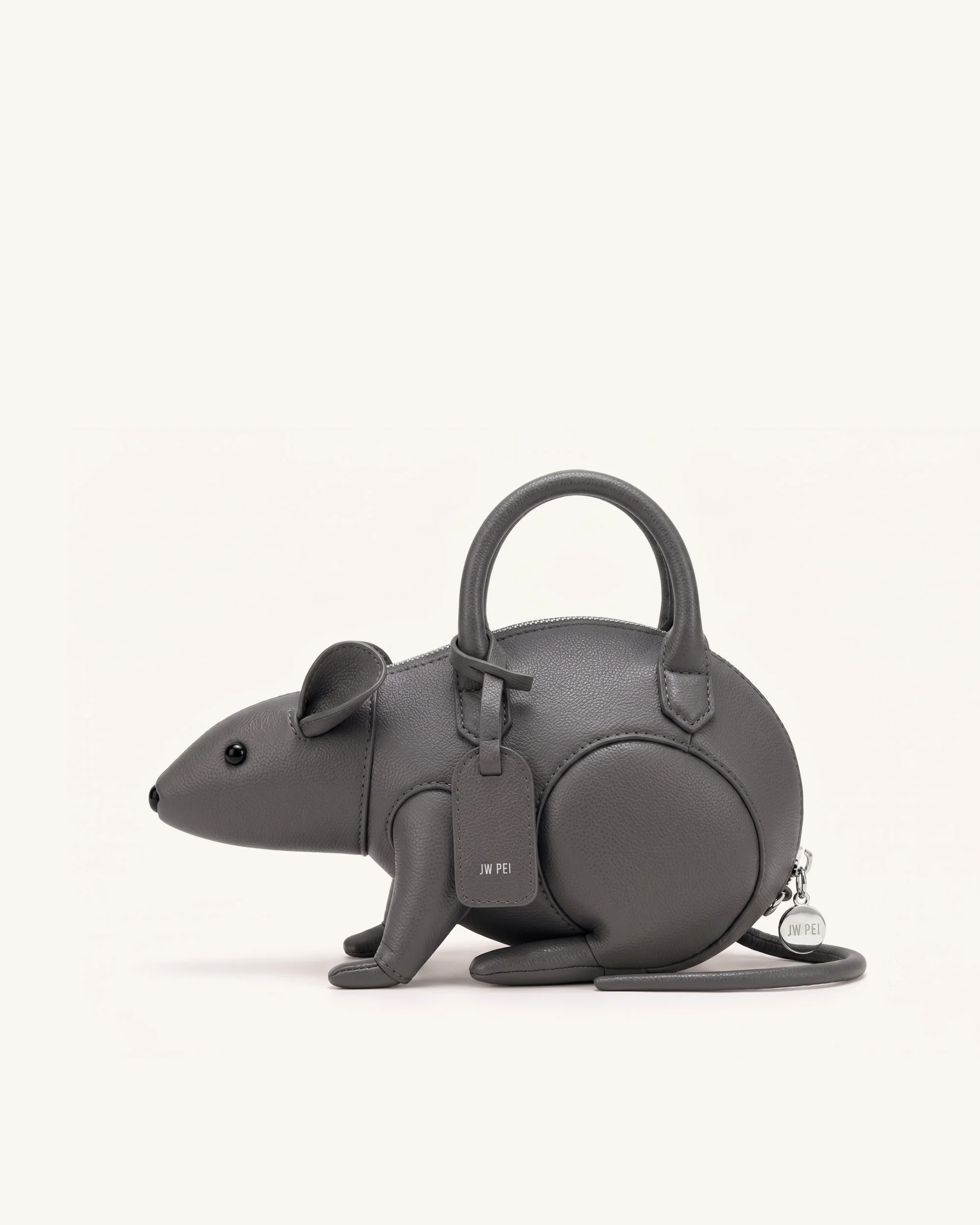 Mia Maus-Henkeltasche - Grau