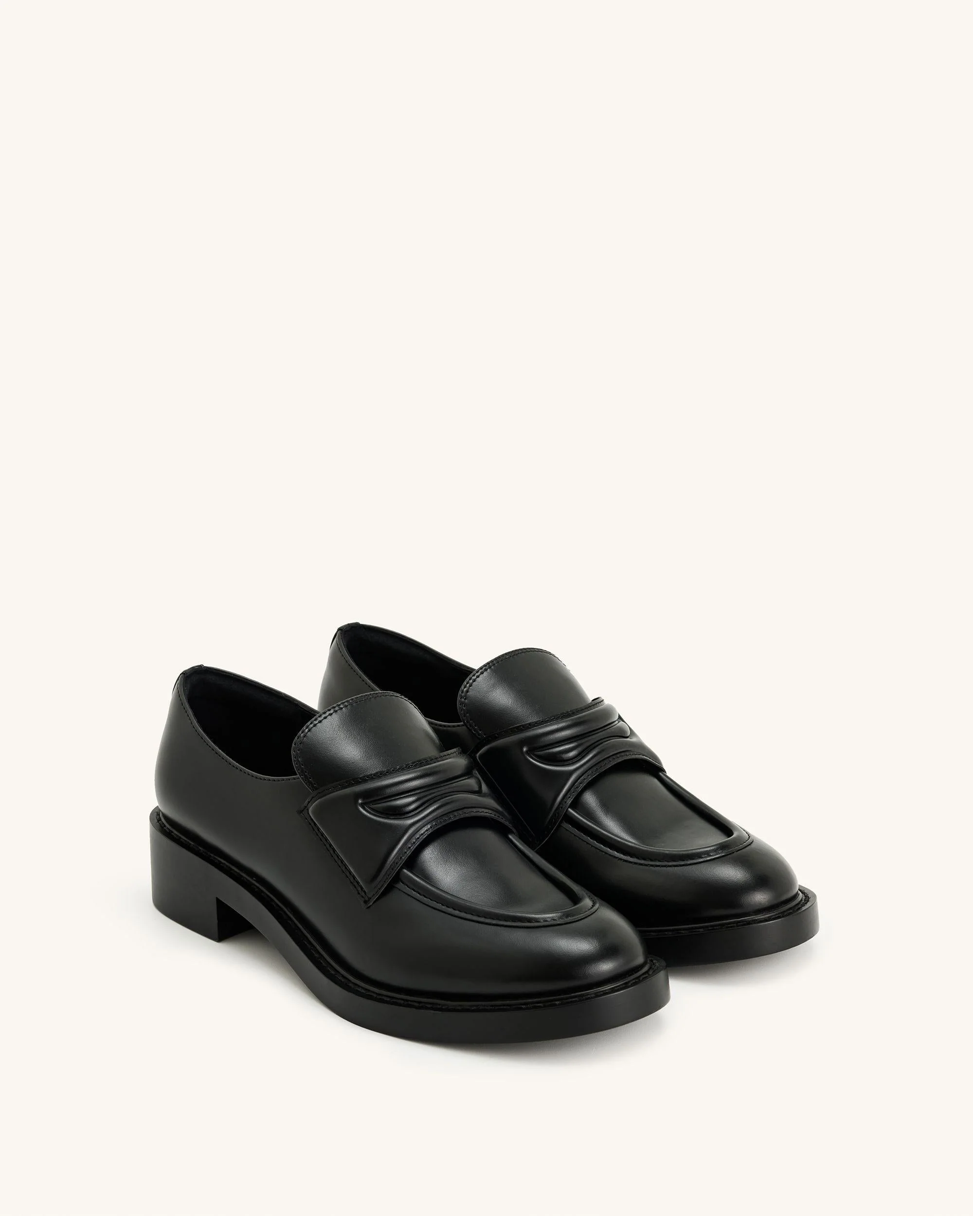 Micah Chunky Loafer - Schwarz - Image 3