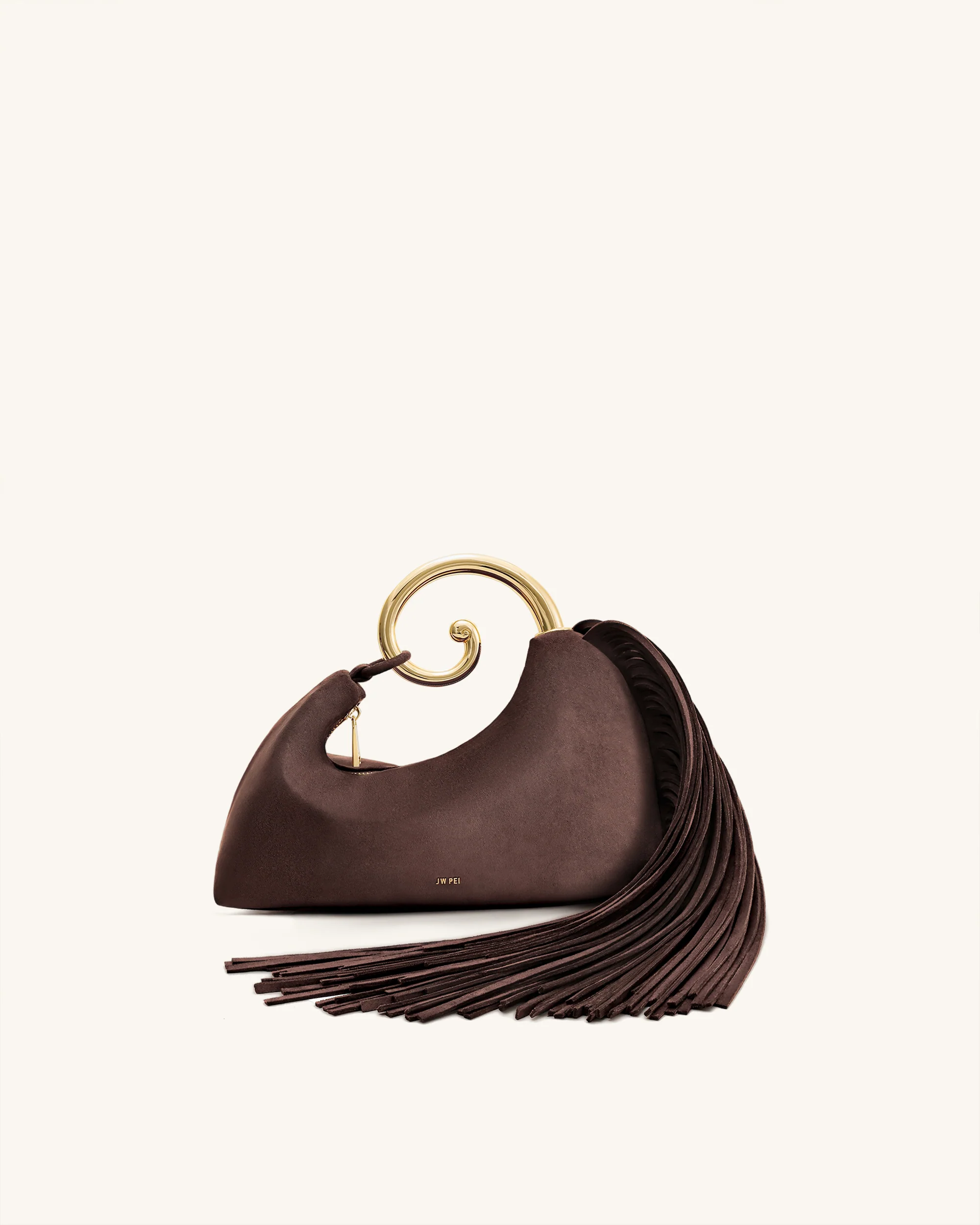 Nell Fransen Hardware Top Handle Tasche - Dunkelbraun - Image 2