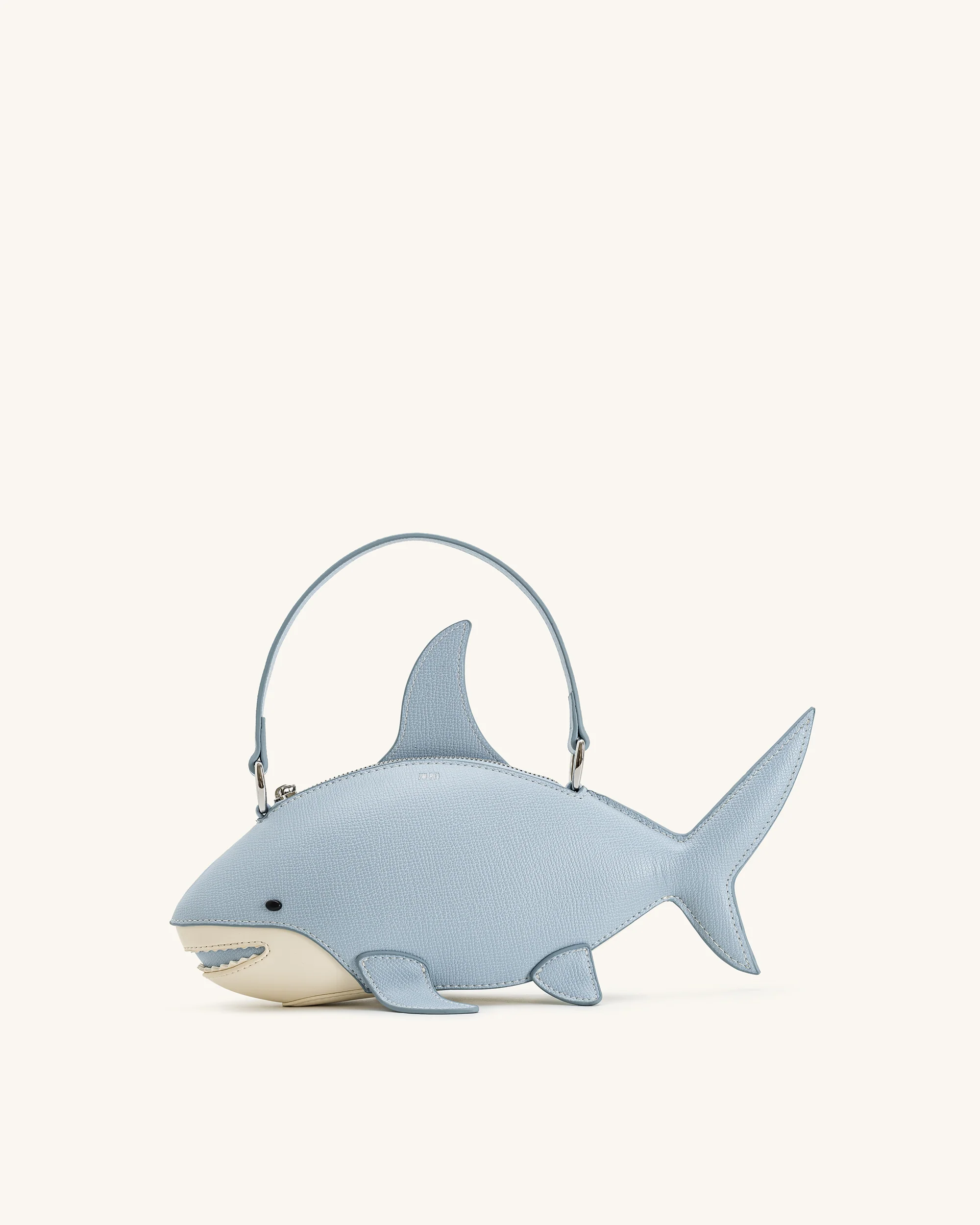 Nerys Hai-Look Handtasche mit Henkel - Hellblau - Image 3