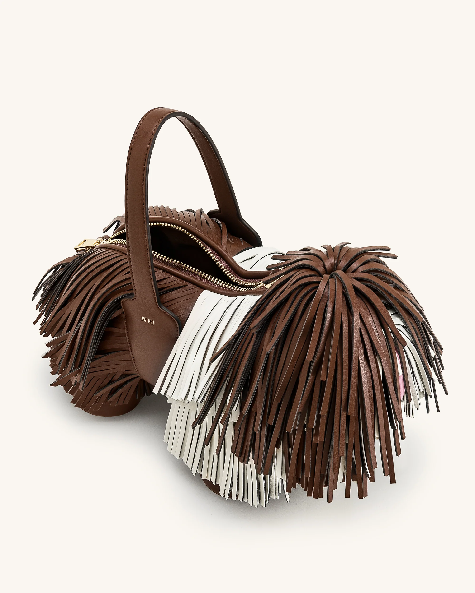 Nita Handtasche in Hundeform – Karamellbraun - Image 4
