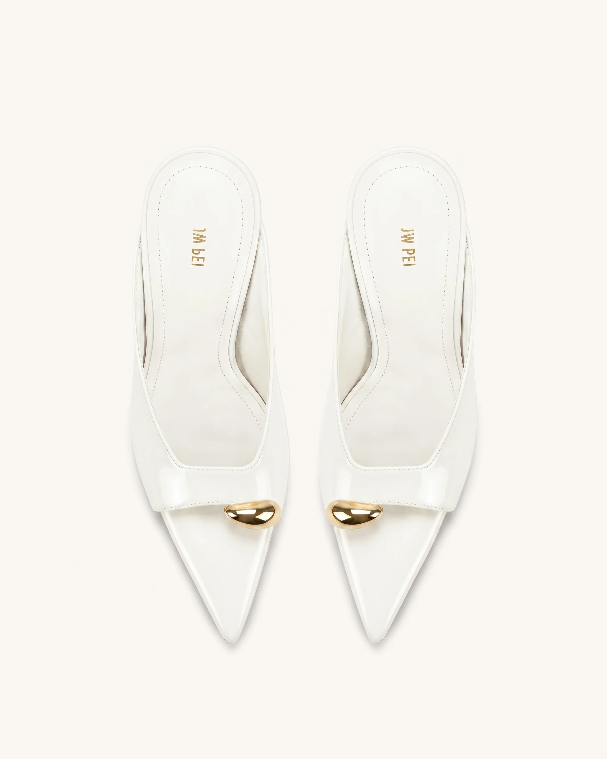 Noemi Spitze Mule-Heels - Weiß - Image 3