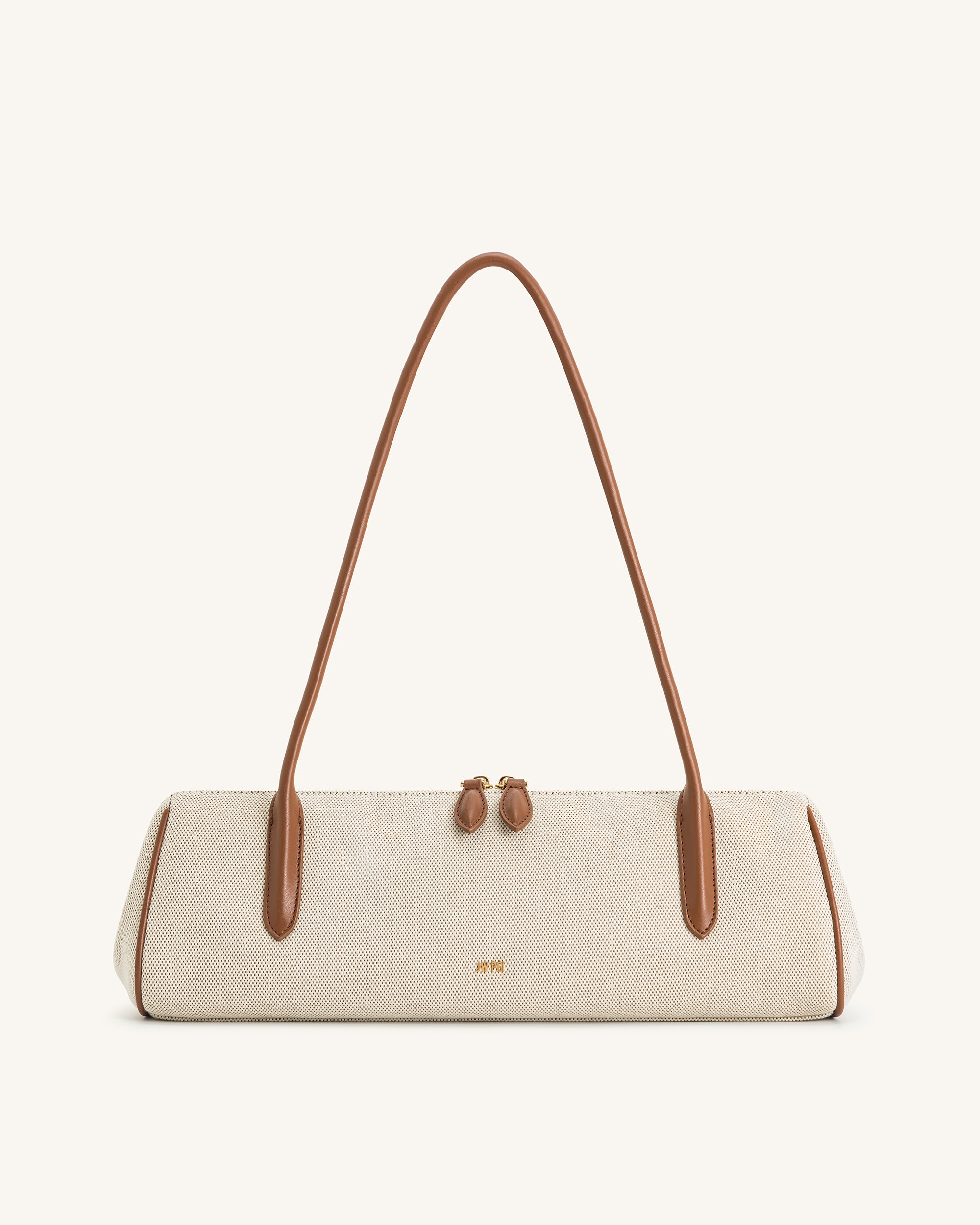 Nova Schultertasche - Braunes Canvas