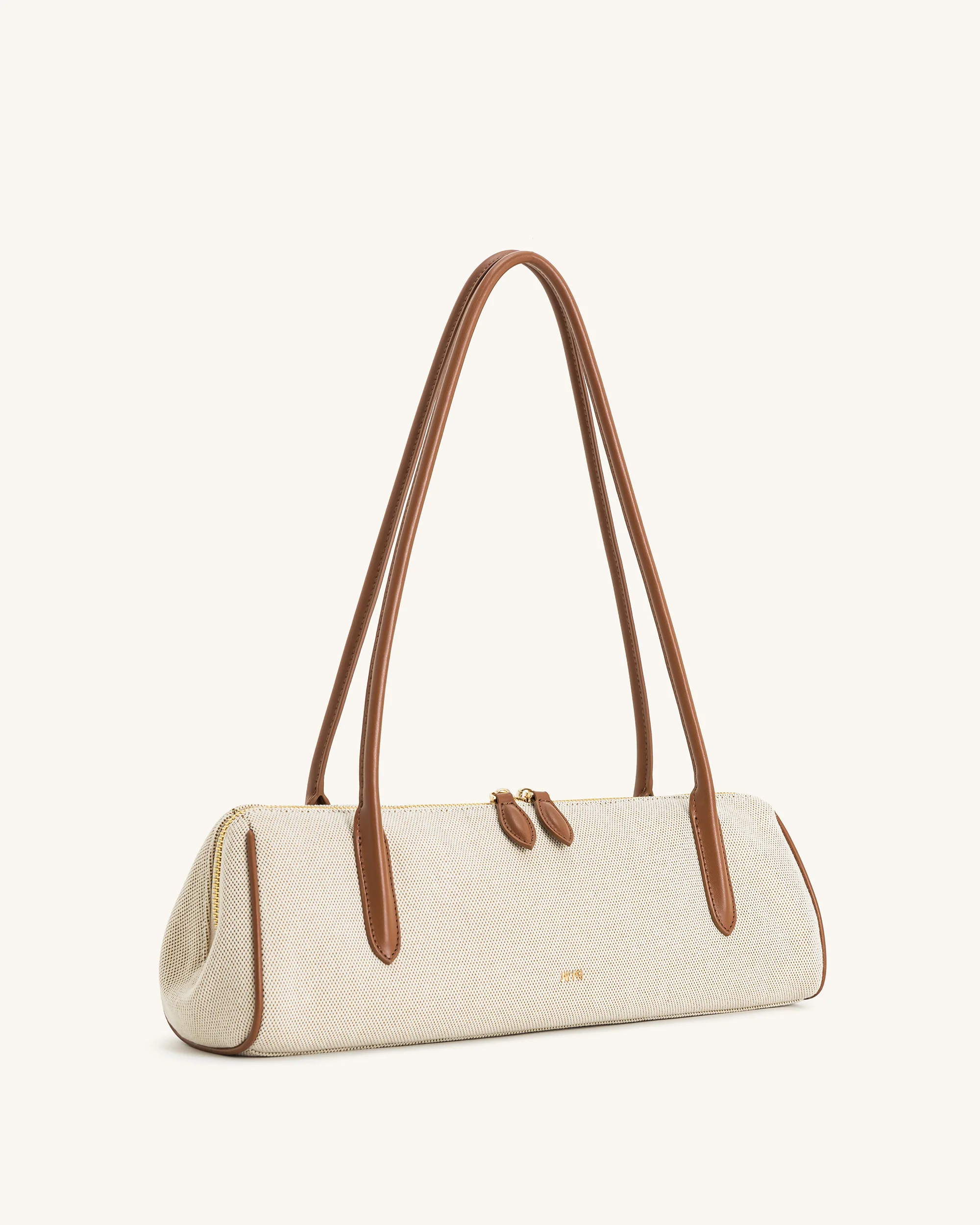 Nova Schultertasche - Braunes Canvas - Image 2