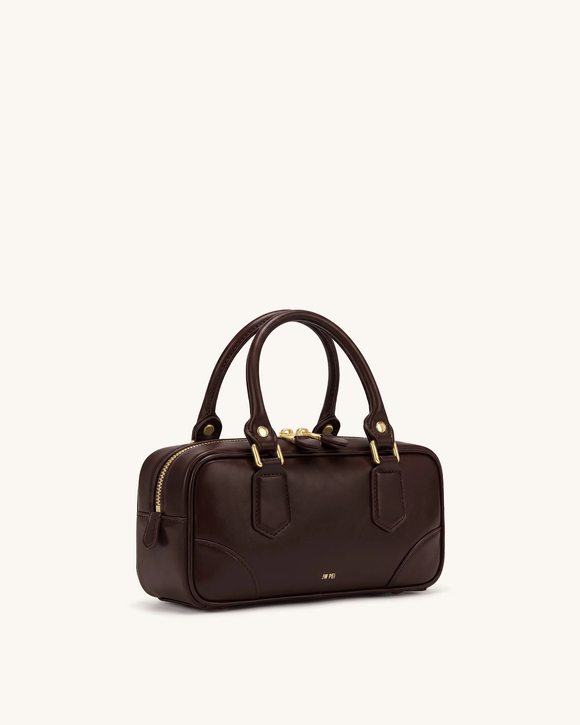 Odette Boston-Tasche mit Henkel - Dunkelbraun - Image 2