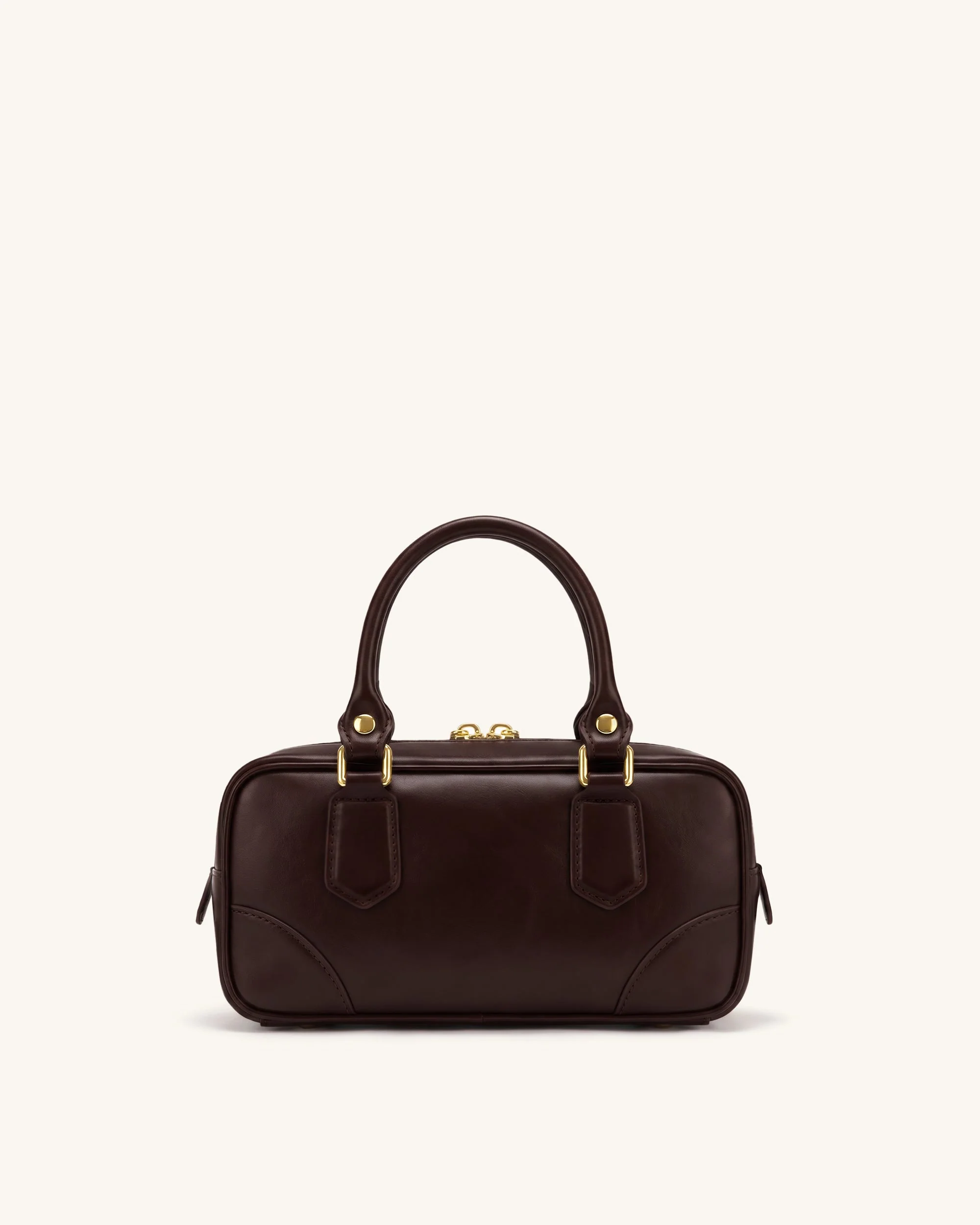 Odette Boston-Tasche mit Henkel - Dunkelbraun - Image 3