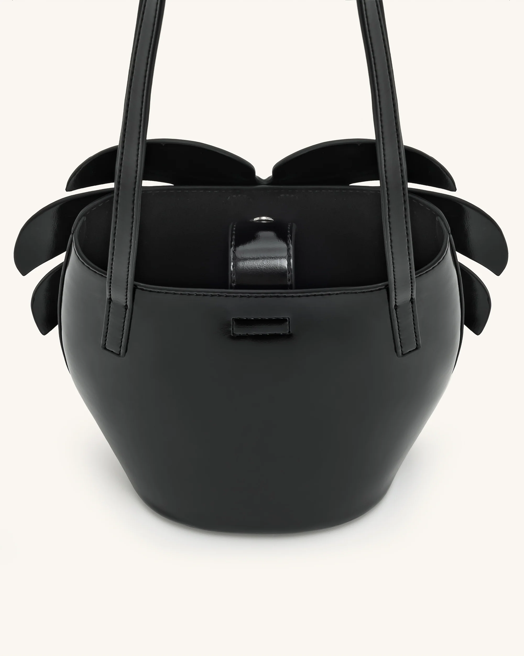 Cecelia Blattform Schultertasche - Schwarz - Image 4