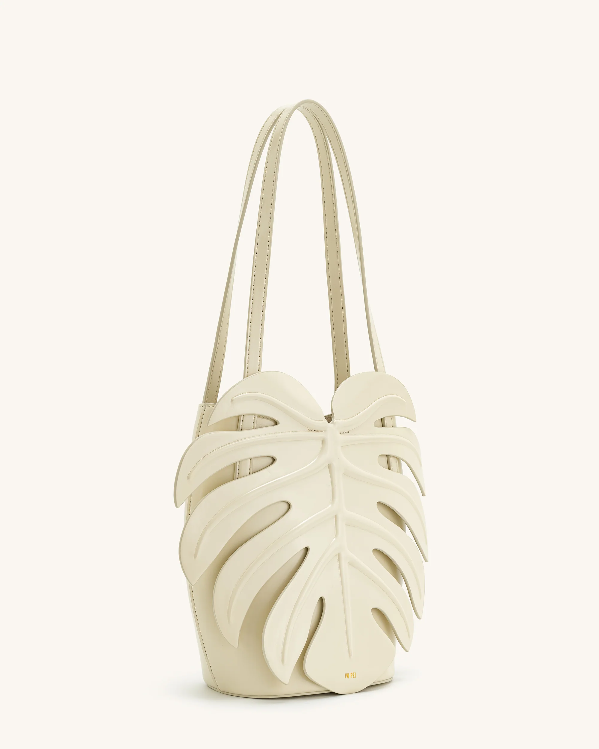 Cecelia Blattform Schultertasche - Weiß - Image 2