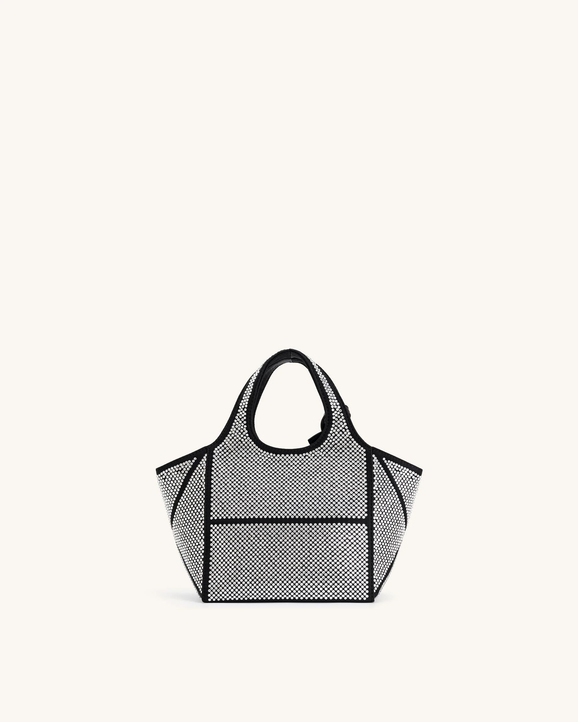 Eliana Mini-Tasche mit künstlichen Kristallen - Anthrazit - Image 3