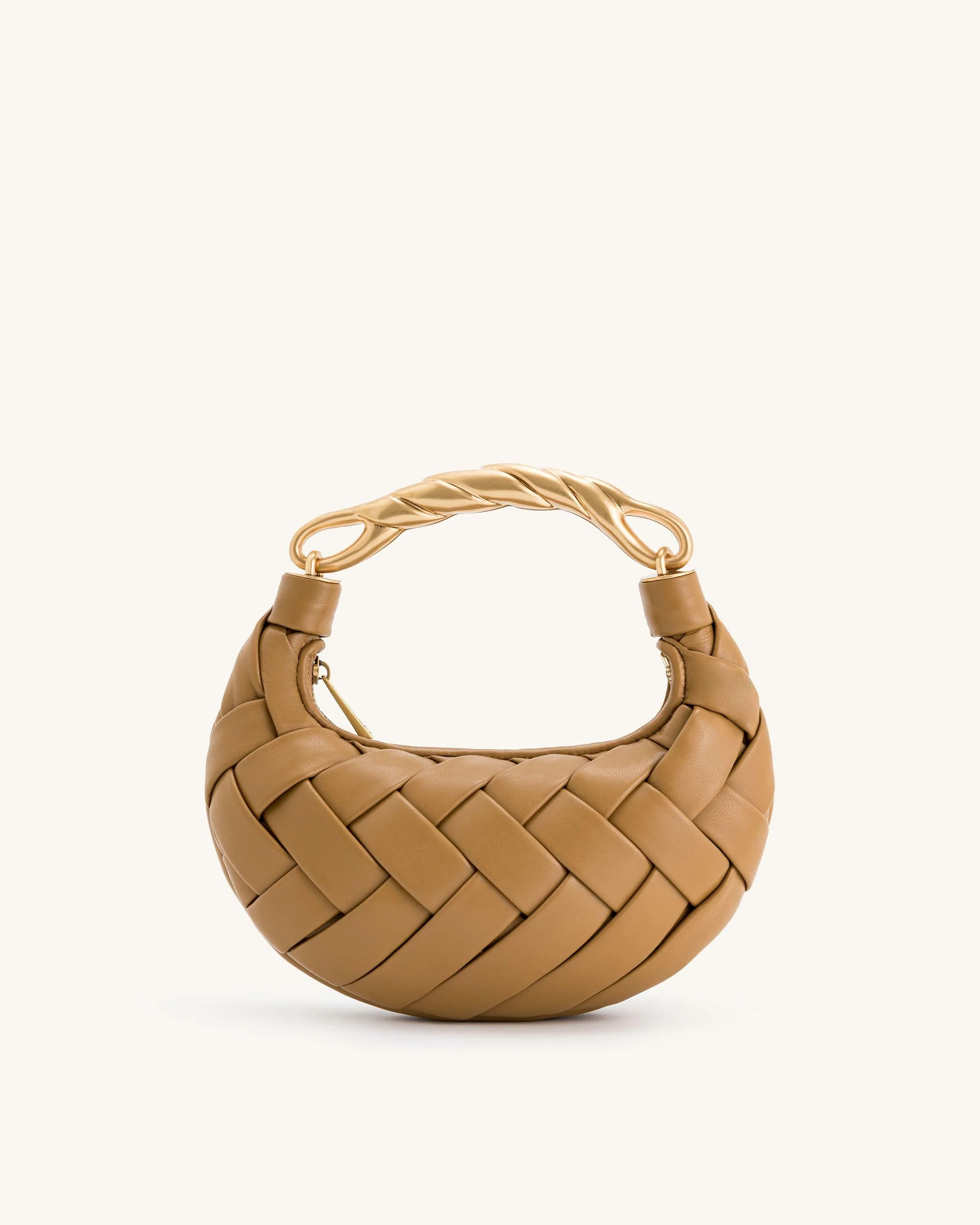 Orla Geflochtene Handtasche - Braun - Image 4