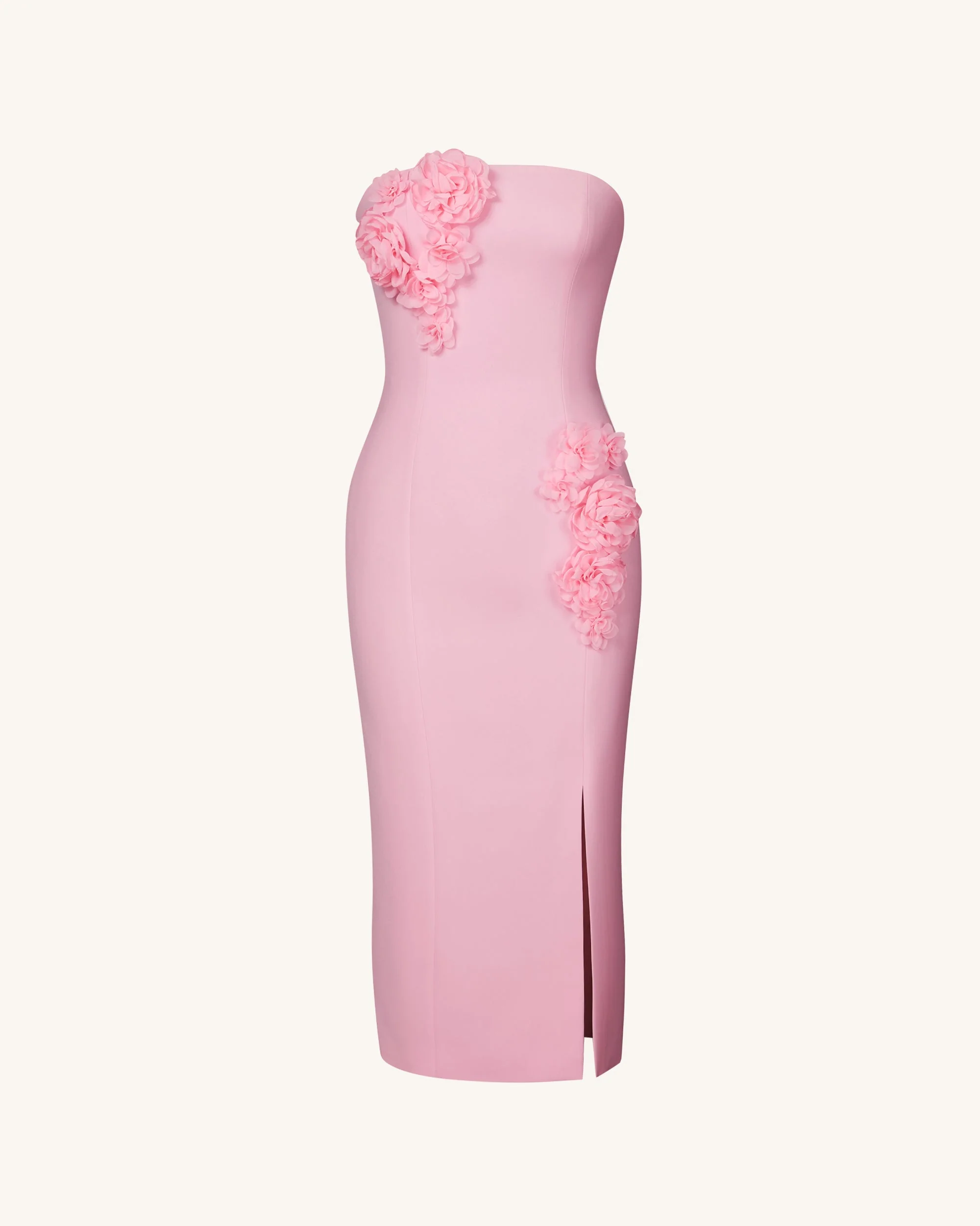 Petal Perfection Cocktailkleid – Rosa - Image 2
