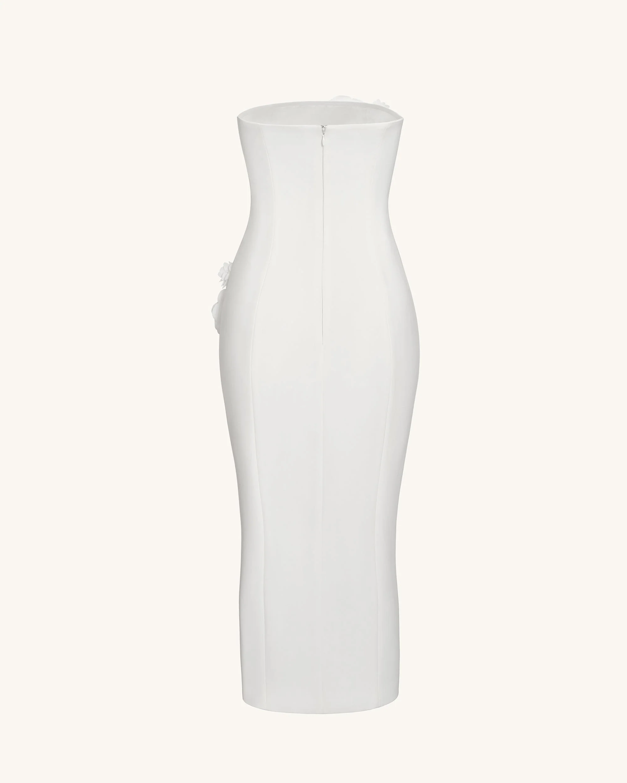 Petal Perfection Cocktailkleid - Weiß - Image 6