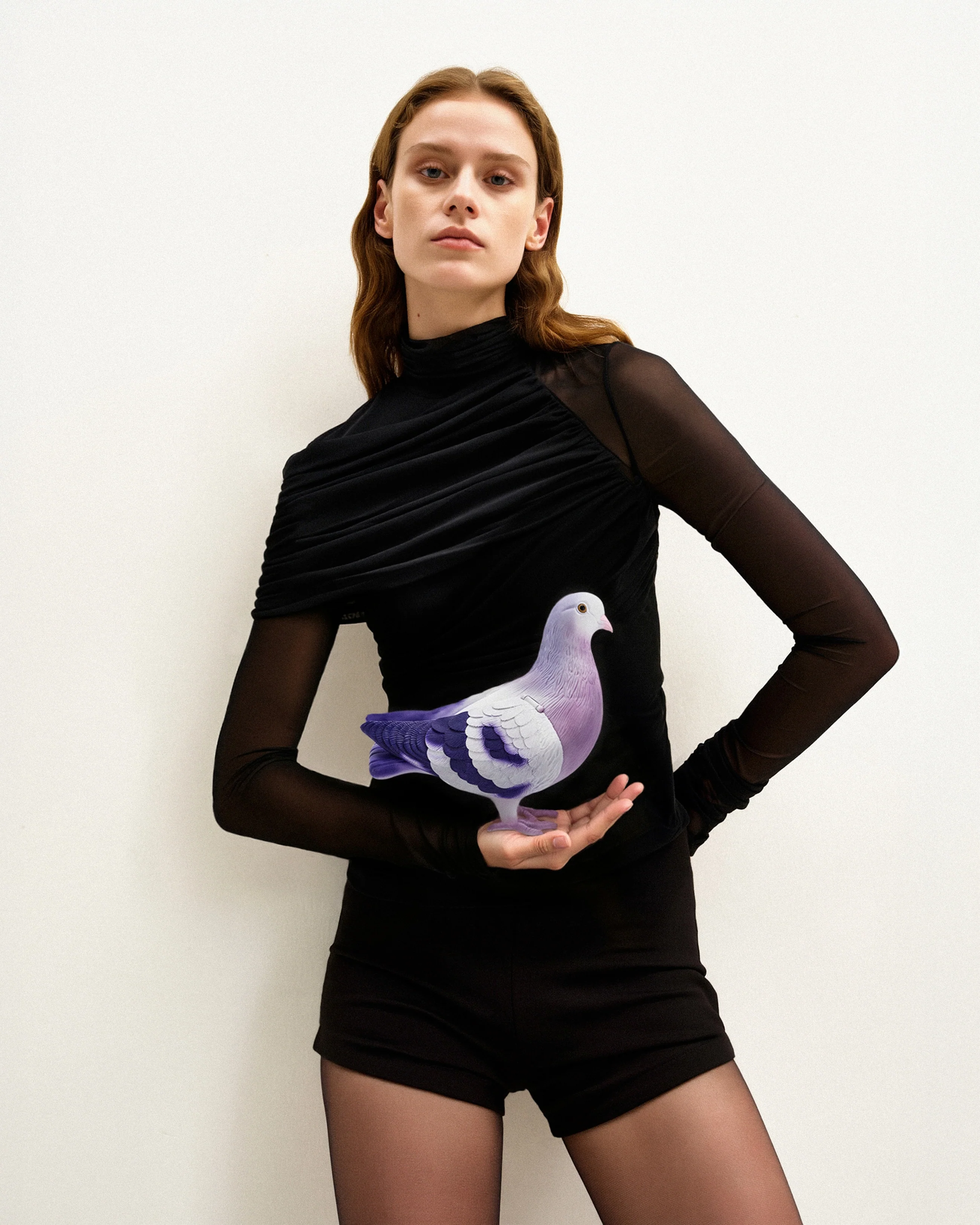 Kallie Tauben Clutch Tasche-Lila - Image 2
