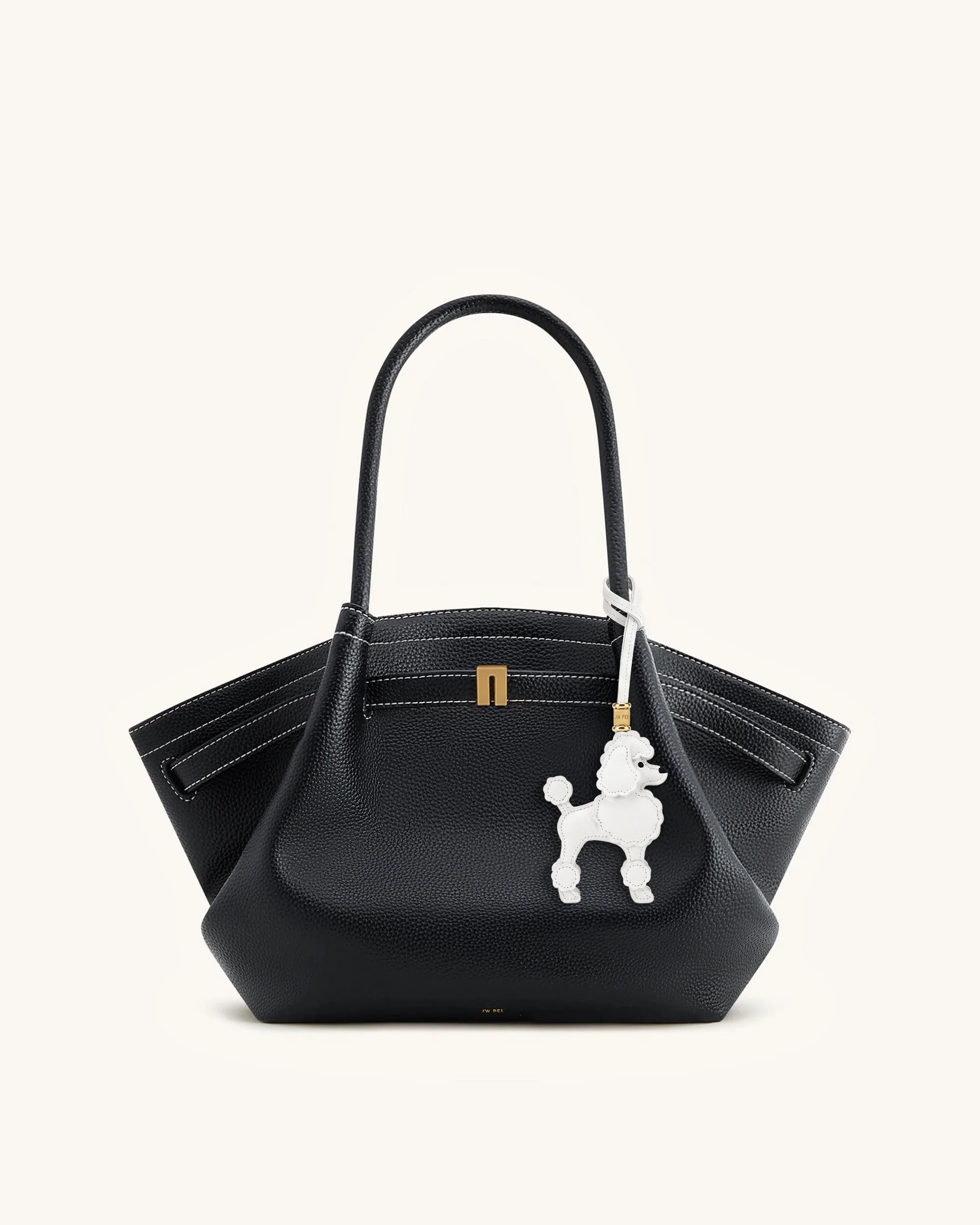 Pudel-Taschenanhänger - Weiß - Image 3