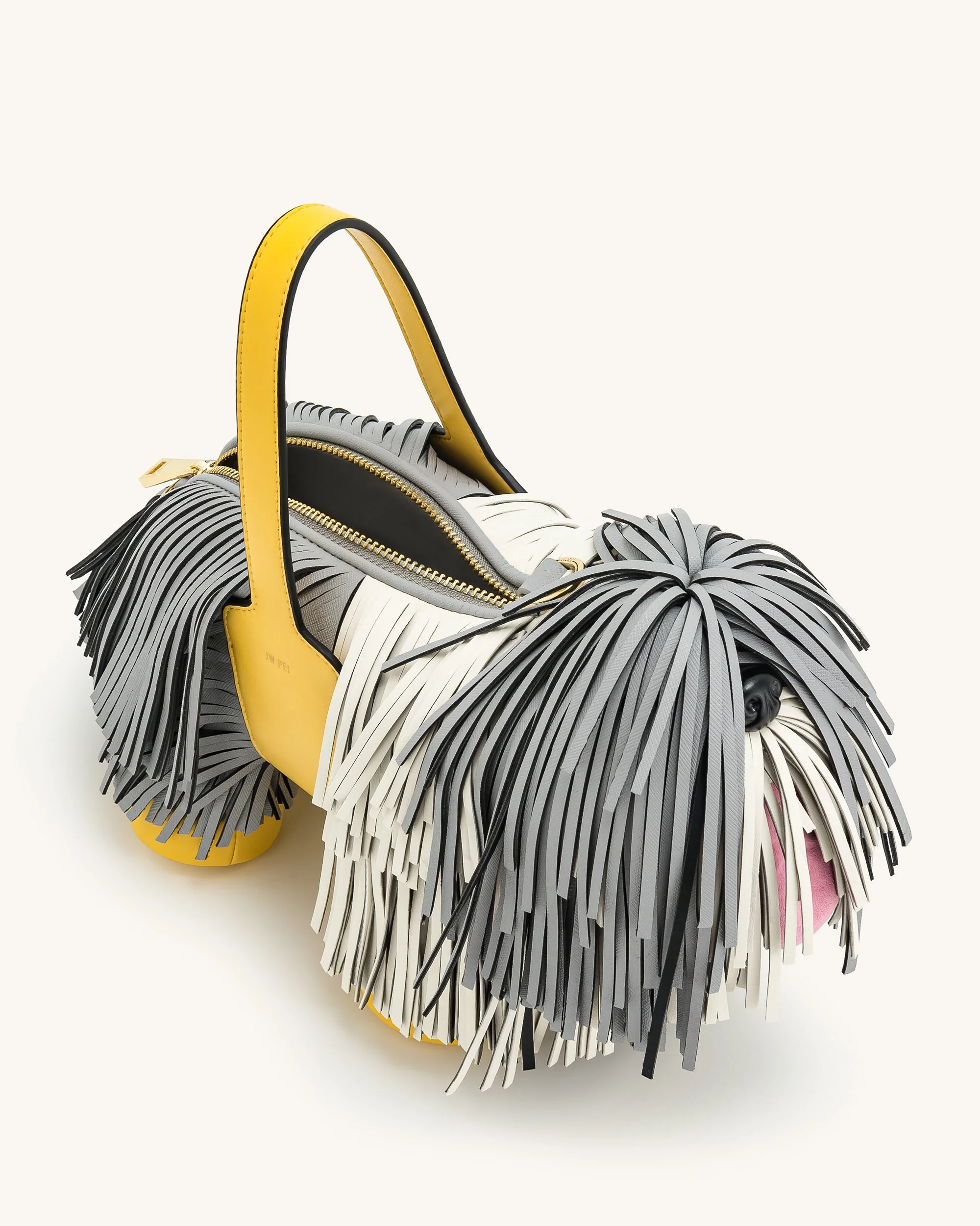 Nita Handtasche in Welpenform - Grau - Image 4